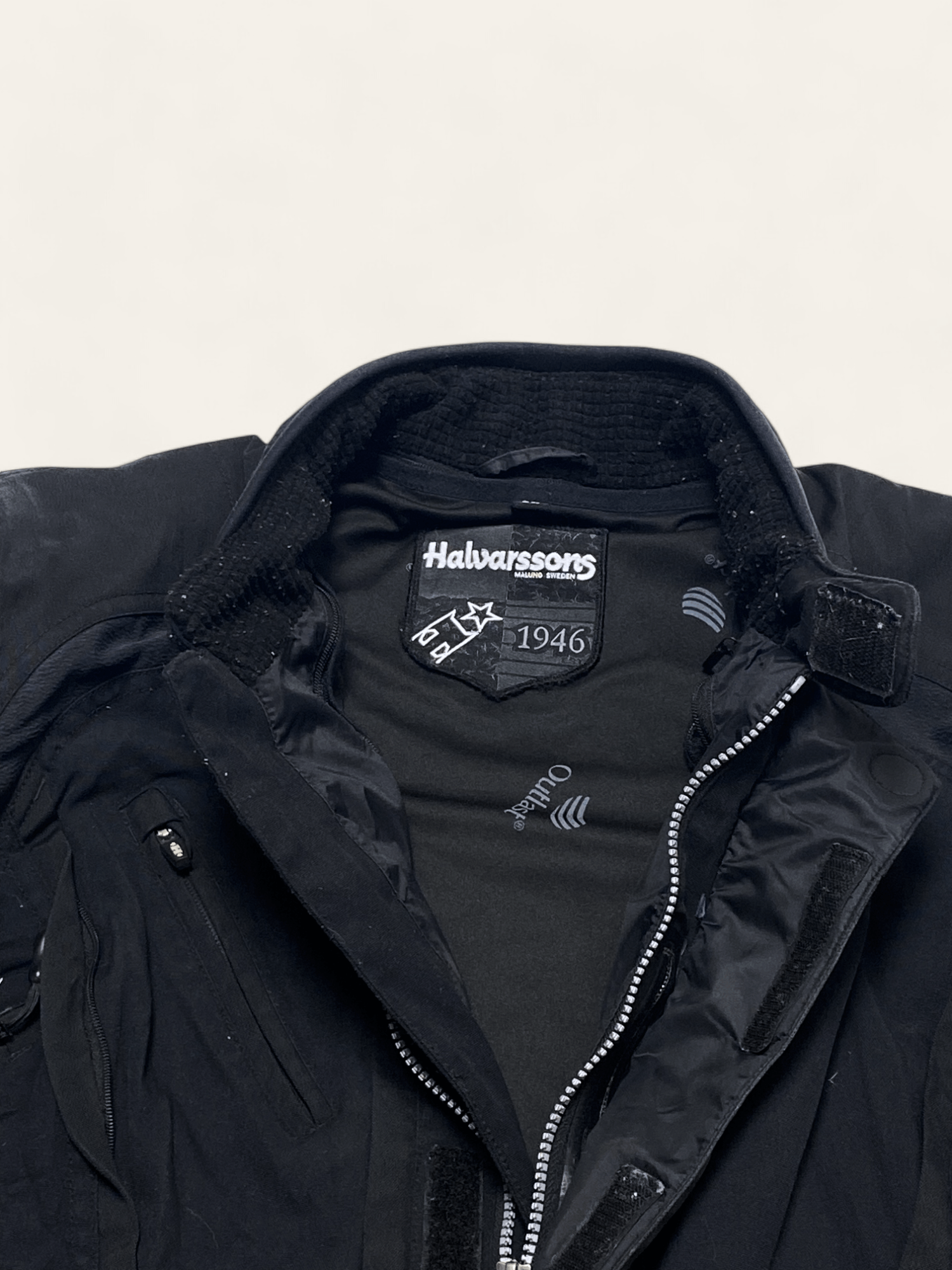 Vintage Vintage HALVARSSONS Black Moto Gear Equip Jacket Size US XL / EU 56 / 4 - 10 Thumbnail