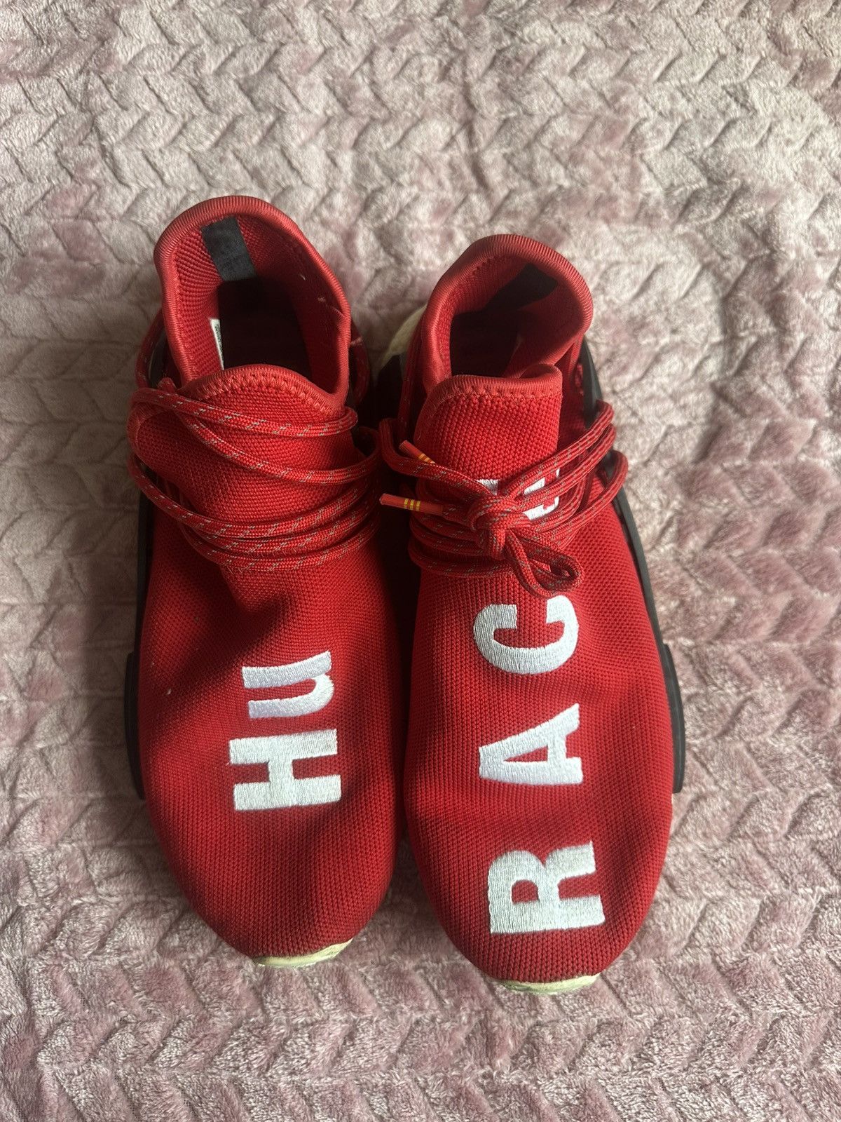 adidas gazelle silver green womens adidas NMD HU Pharrell Human Race Scarlet Pre-Owned main image 0