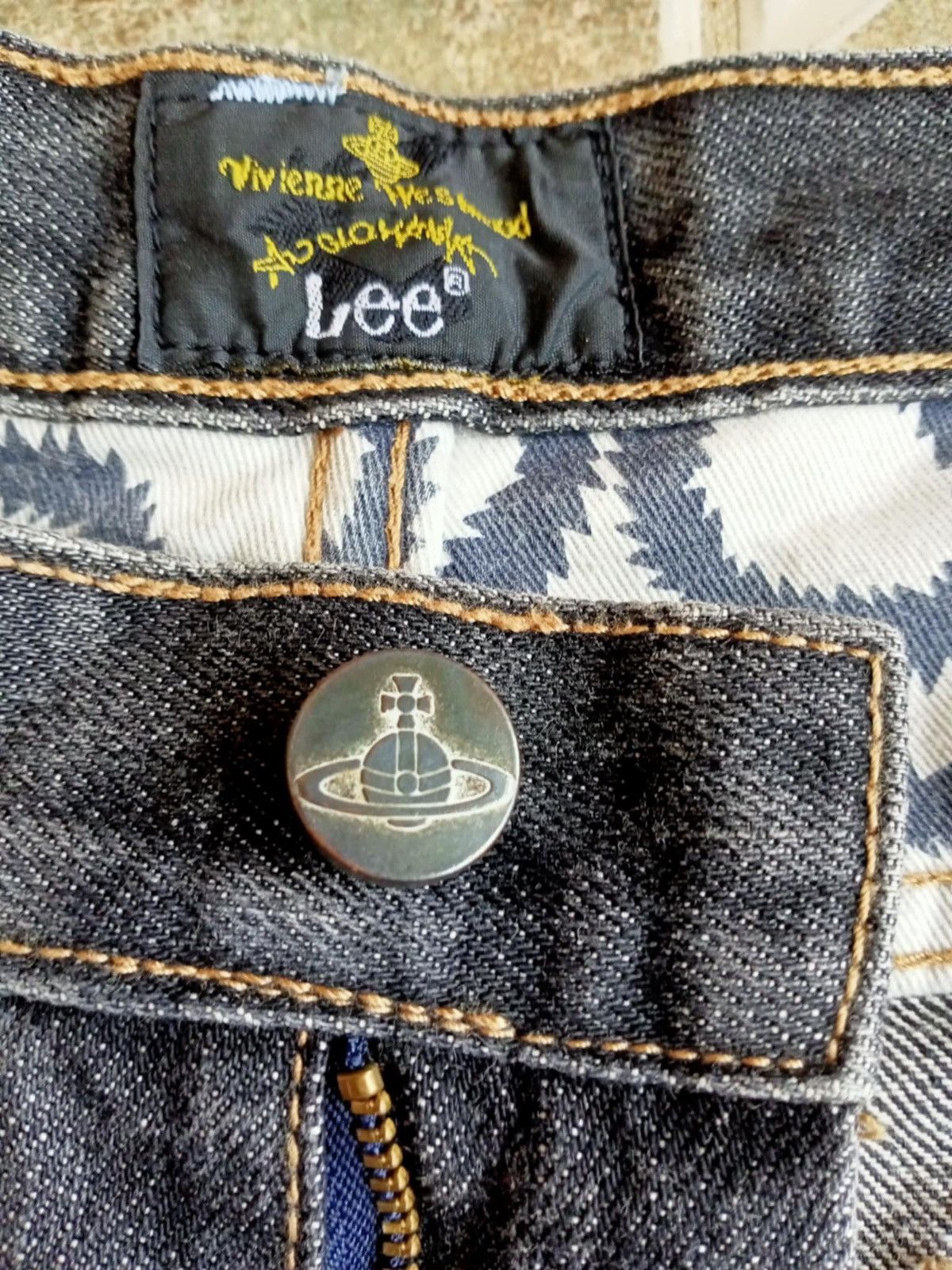 Lee × Vintage × Vivienne Westwood VIVIENNE WESTWOOD ANGLOMANIA X LEE SELVEDGE DENIM PANTS Size US 32 / EU 48 - 3 Thumbnail