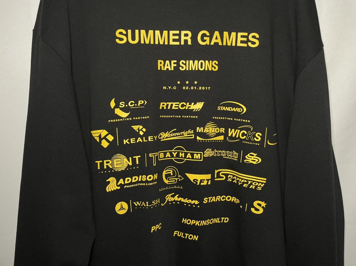 Raf Simons Raf Simons Summer Games Sweatshirt Size US L / EU 52-54 / 3 - 3 Thumbnail