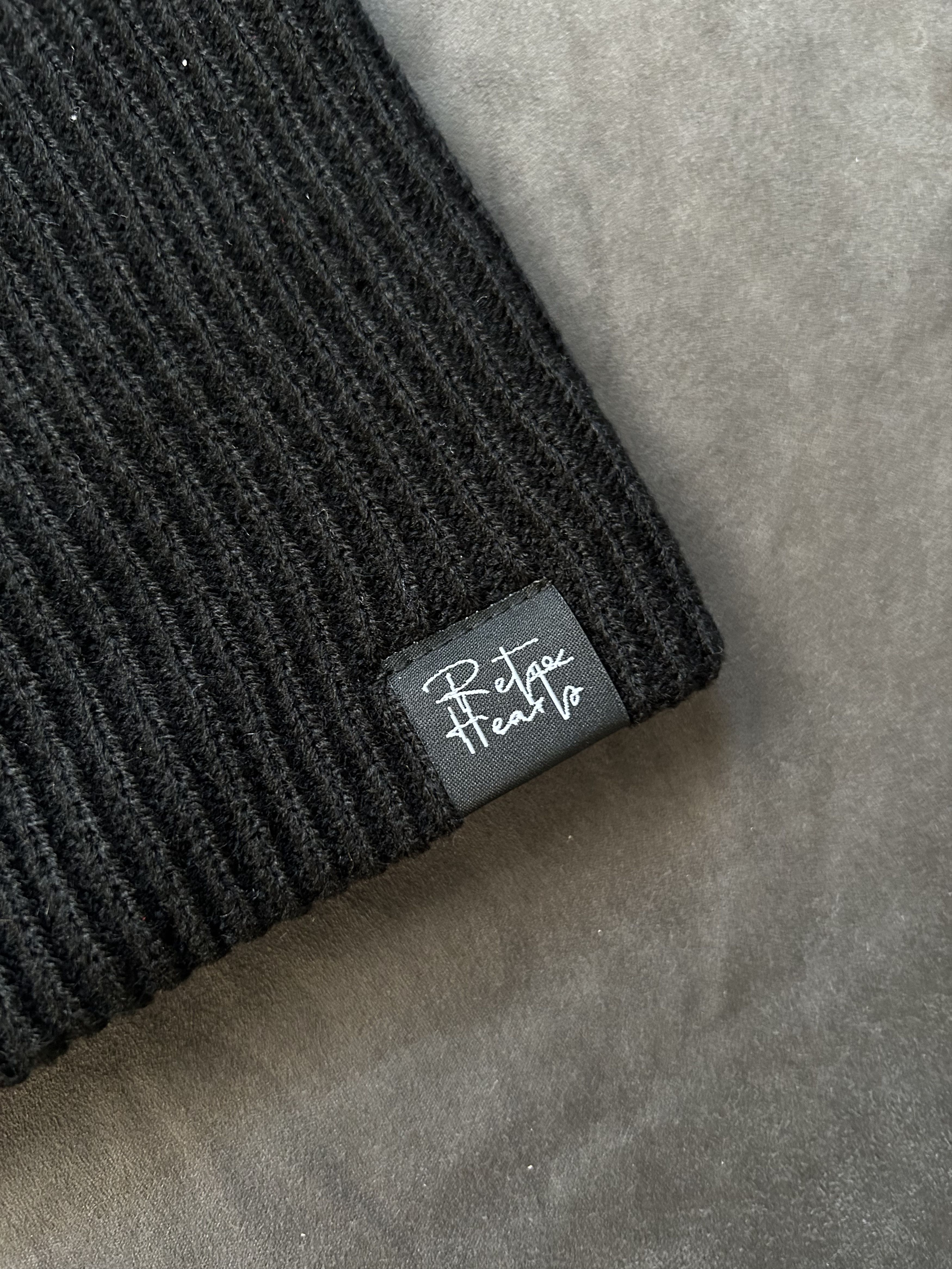 Japanese Brand Deadstock Box Boys Retro Hearts Black Balaclava Ski Mask OS Size ONE SIZE - 4 Thumbnail