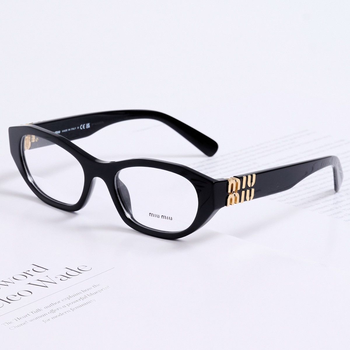 Miu Miu MIU MIU 0MU 03WV 16K1O1 GLASSES Size ONE SIZE - 2 Thumbnail