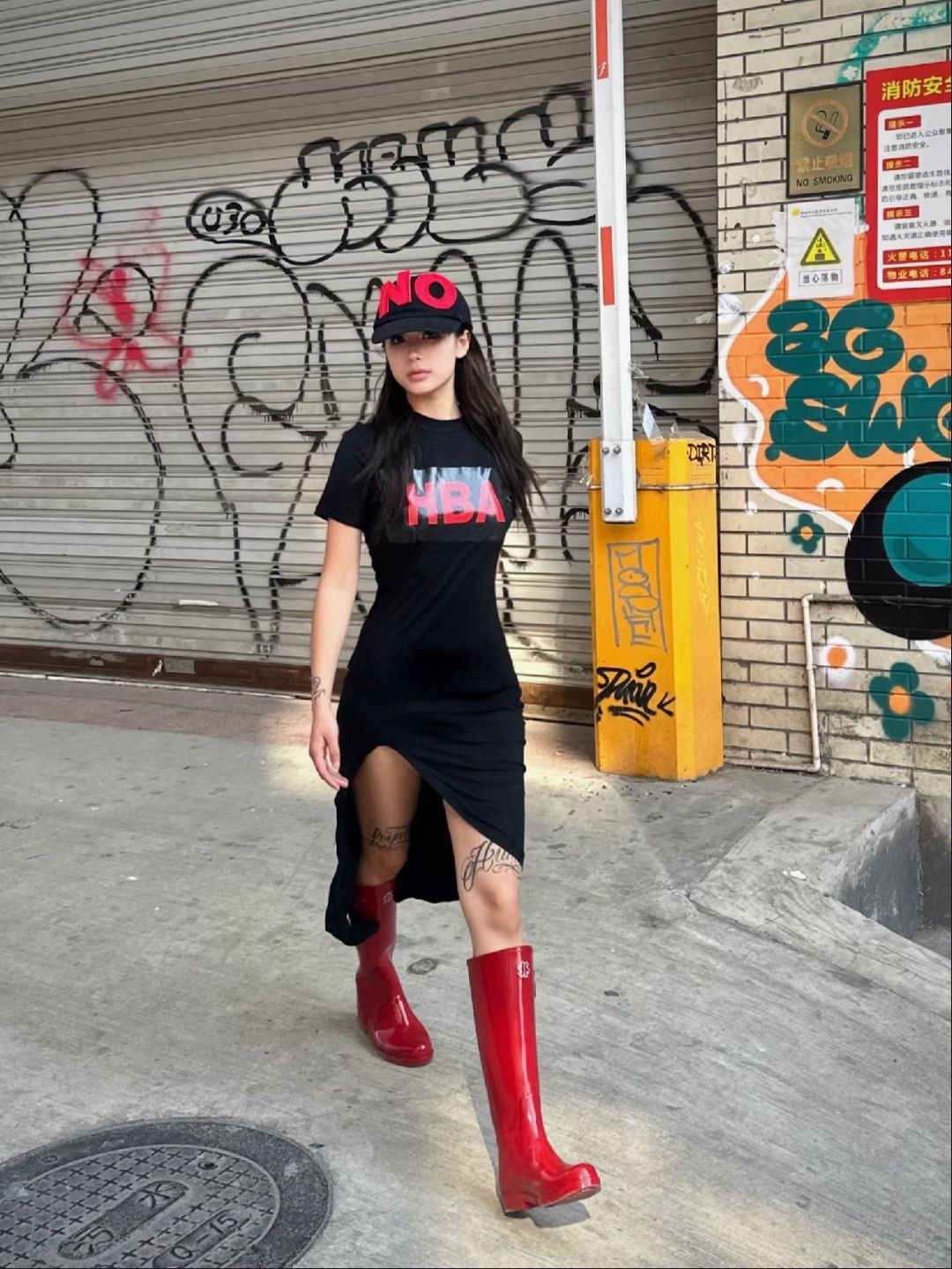 Hood By Air HBA FW15 Red Box Logo Dress Size S / US 4 / IT 40 - 8 Thumbnail