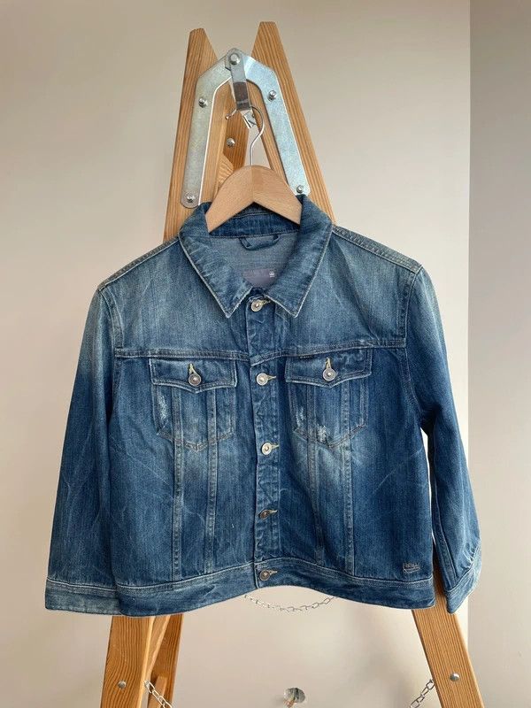 G-Star G Star Raw Slim Tailor Jkt Cropped WMN Medium Aged Destroy Size L / US 10 / IT 46 - 1 Thumbnail