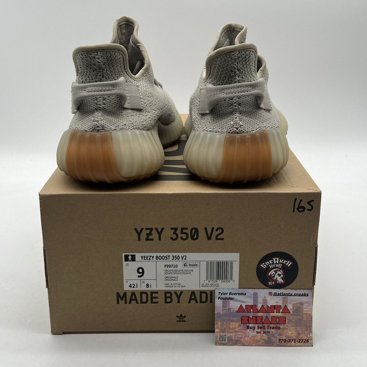 Adidas Yeezy boost 350 sesame Size US 9 / EU 42 - 3 Thumbnail