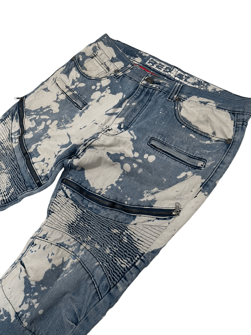 Japanese Brand 💥Acid Wash Red Ape Denim 💥 Size US 37 - 9 Thumbnail