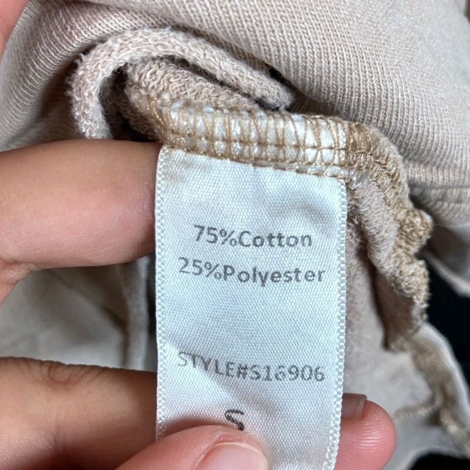 Vintage Mustard Seed Sweatshirt Tan Oversized Long Sleeve Pullover S Athletic Womens Crew Neck Casual Activewear Stretch Jersey Knit Regular 1 Size S / US 4 / IT 40 - 7 Thumbnail