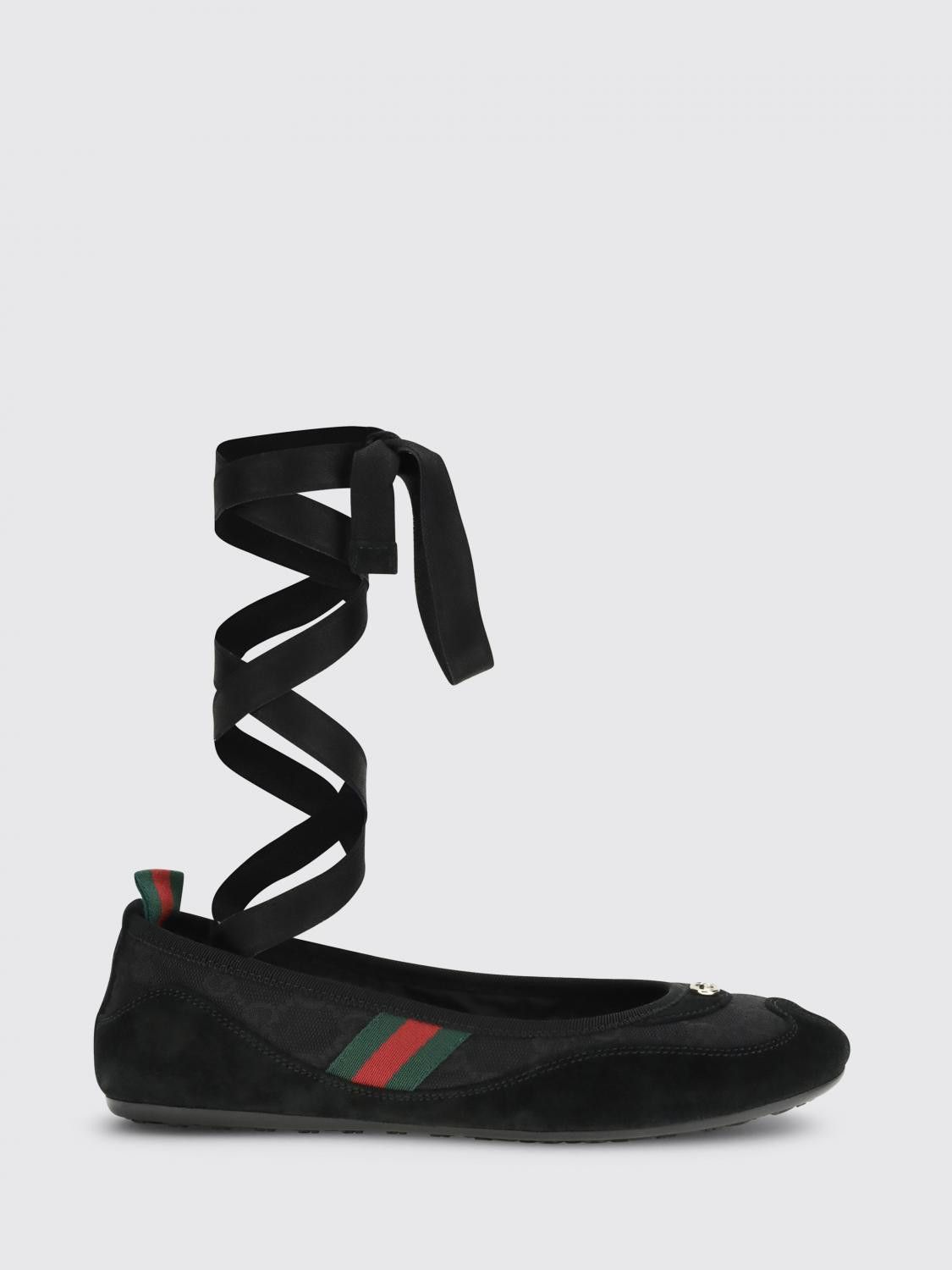 Gucci Gucci Ballet Flat Woman Black Size US 8 / IT 38 - 1 Thumbnail