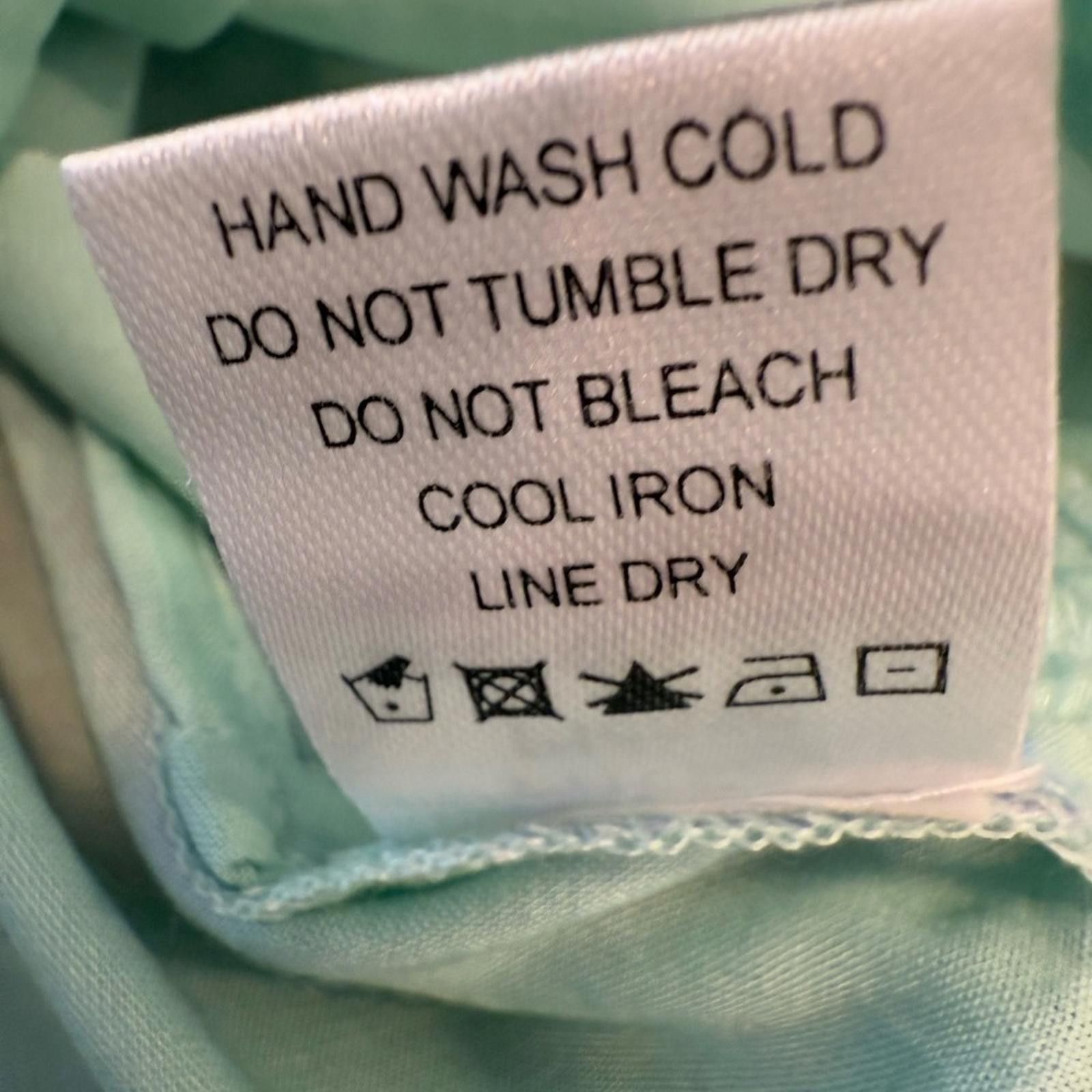 Other Privacy Please Mint Green tropical floral mini skirt SZ SM Size 28" / US 6 / IT 42 - 7 Thumbnail