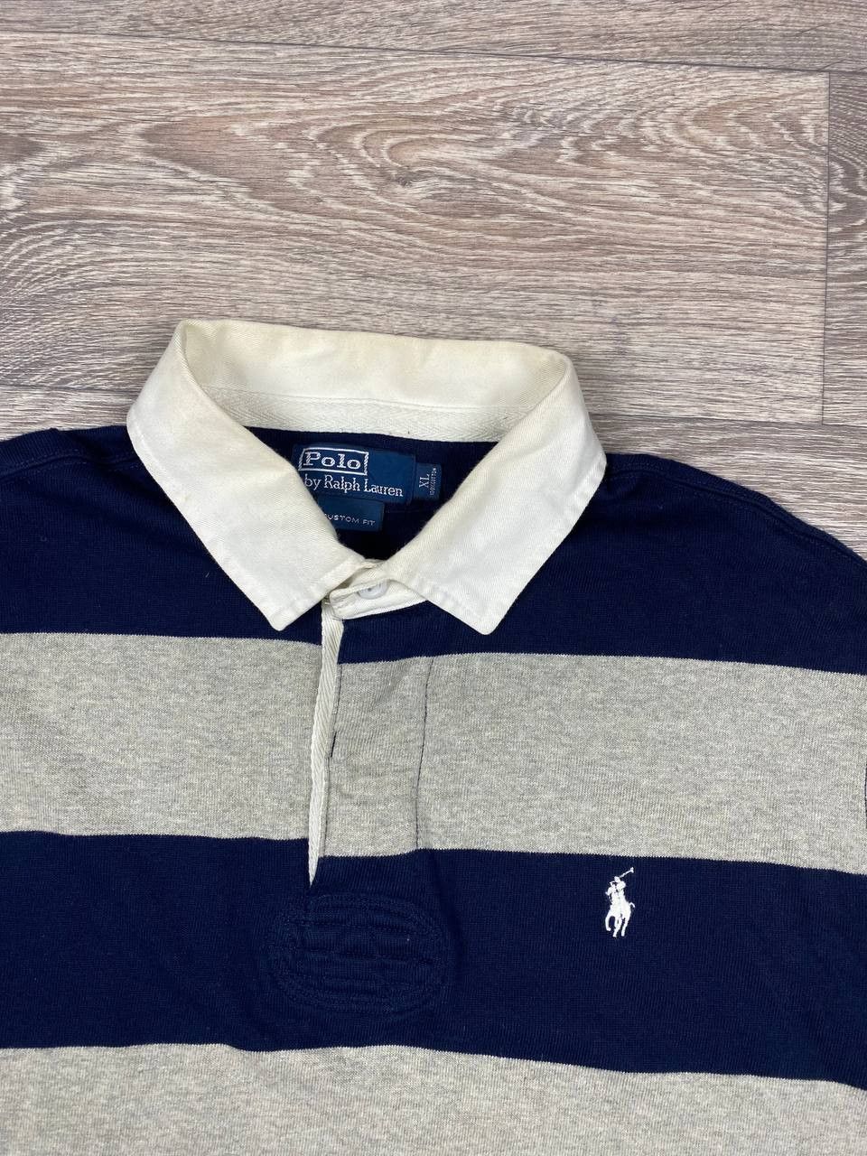 Polo Ralph Lauren × Vintage Rare Vintage Striped Long-Sleeve Polo Ralph Lauren Size XL Size US XL / EU 56 / 4 - 2 Thumbnail