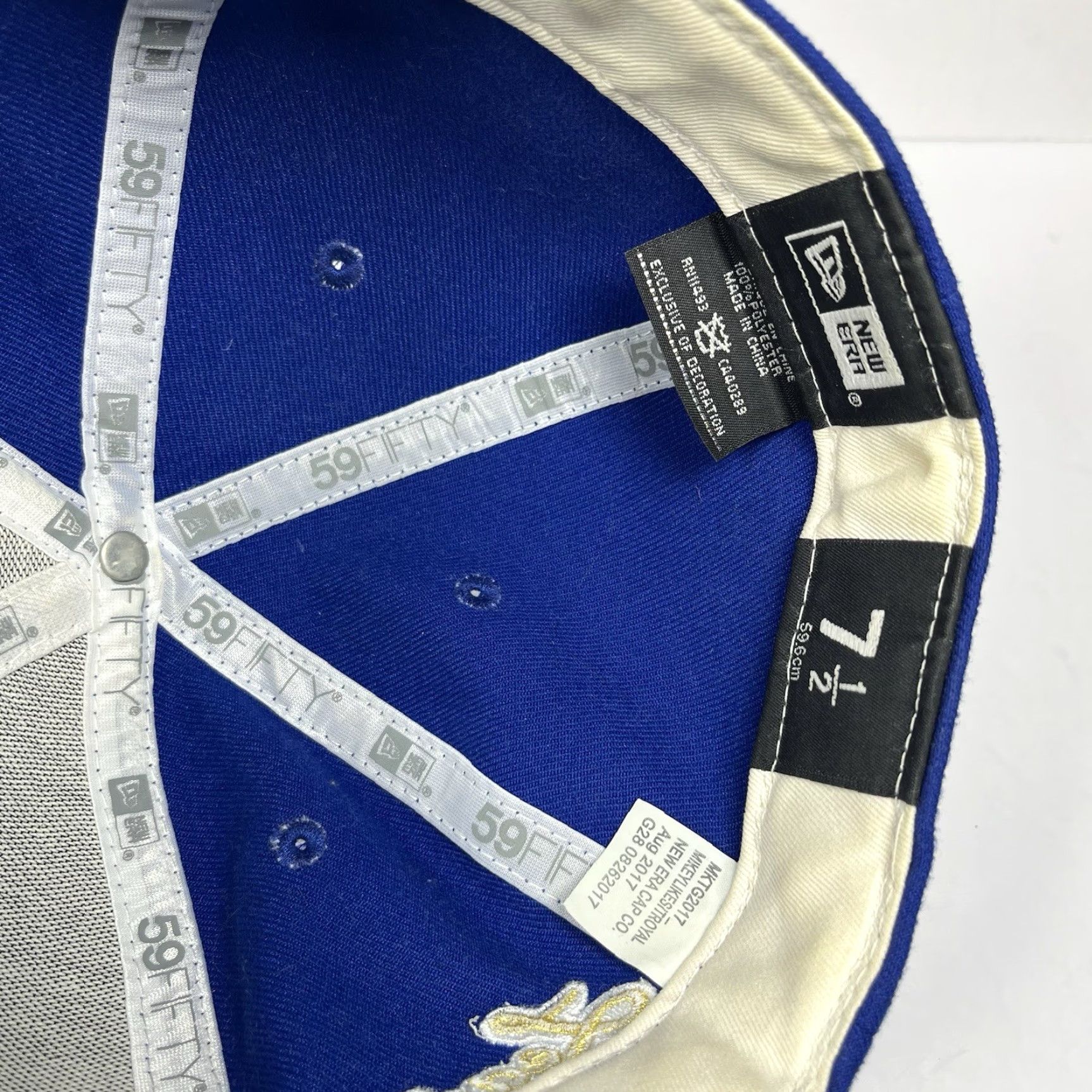 New Era MIKEY LIKES IT x NEW ERA 59fifty NEW YORK ICE CREAM Blue Hat Cap FITTED 7 1/2 Men Baseball Cap Blue 7 1/2 Mens Summer Sports Ice Cream New Era Cap Size ONE SIZE - 7 Thumbnail