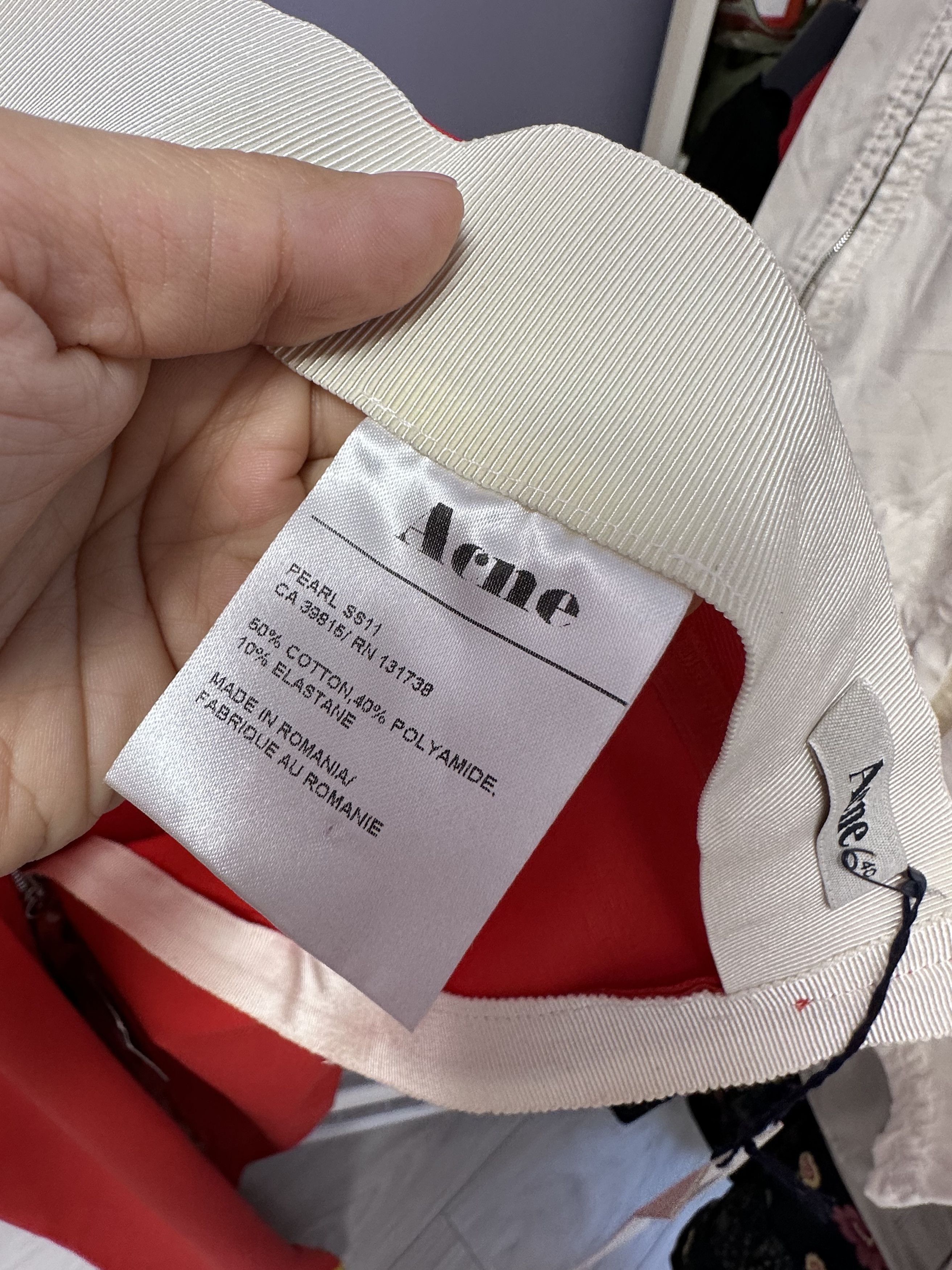 Acne Studios Acne Studios red Maxi Skirt Size 27" / US 4 / IT 40 - 13 Thumbnail