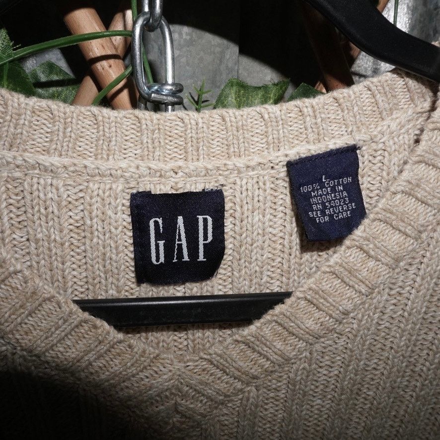 Gap Large - Vintage Y2K Gap Knit 90s 00s prep essential sweater Size US L / EU 52-54 / 3 - 3 Thumbnail