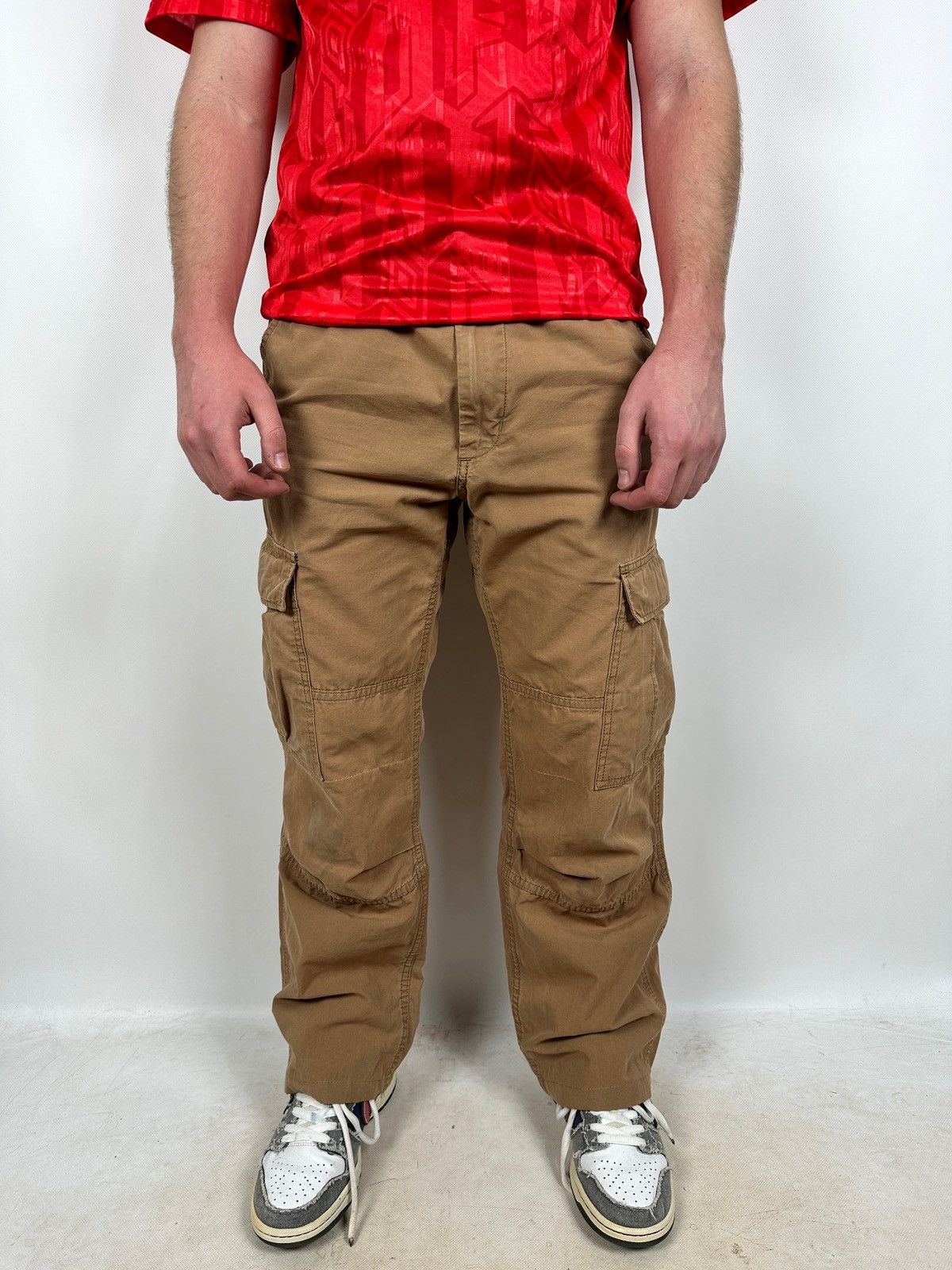 Carhartt Vintage Carhartt Dude Ginger Work Cargo Pants Size US 32 / EU 48 - 4 Thumbnail