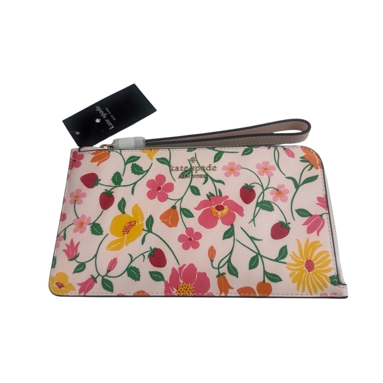 Kate Spade Kate Spade Lucy Garden Medium L-zip Wristlet Size ONE SIZE - 2 Thumbnail