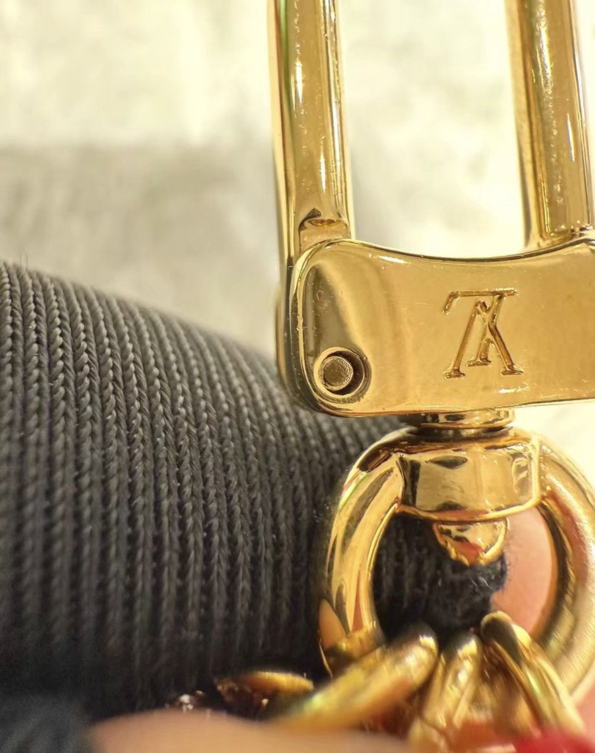 Louis Vuitton Louis Vuitton logo charm bag accessory Size ONE SIZE - 6 Thumbnail