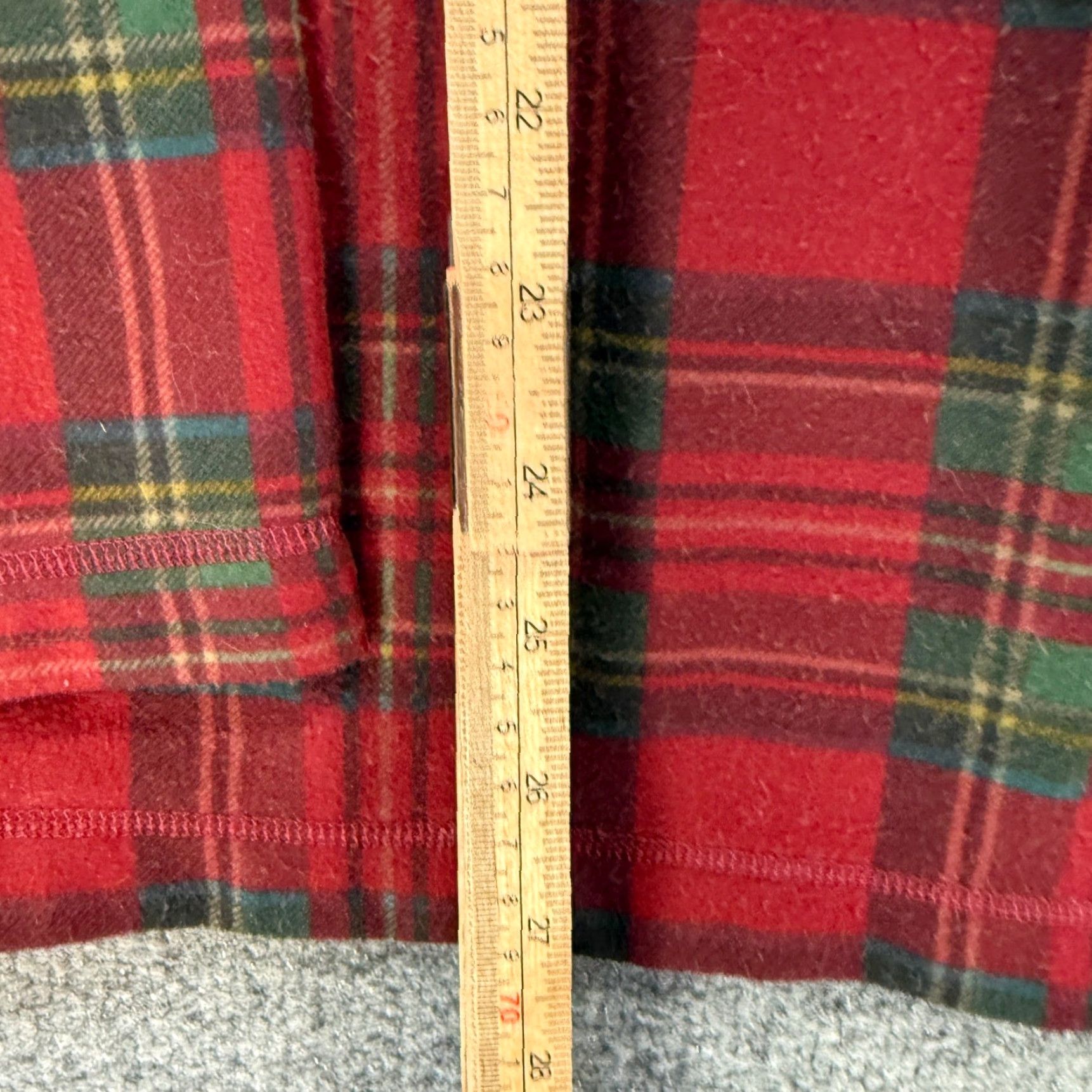 Vintage VINTAGE L.L. Bean Turtleneck Shirt Mens M Red Plaid Fleece Lined Made In USA Size US M / EU 48-50 / 2 - 3 Thumbnail