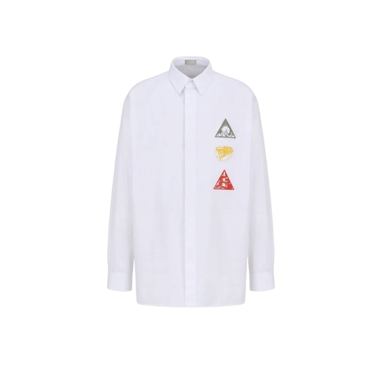 Dior Dior Embroidered Graphic Button Up Shirt Size 40 Size US M / EU 48-50 / 2 - 1 Thumbnail