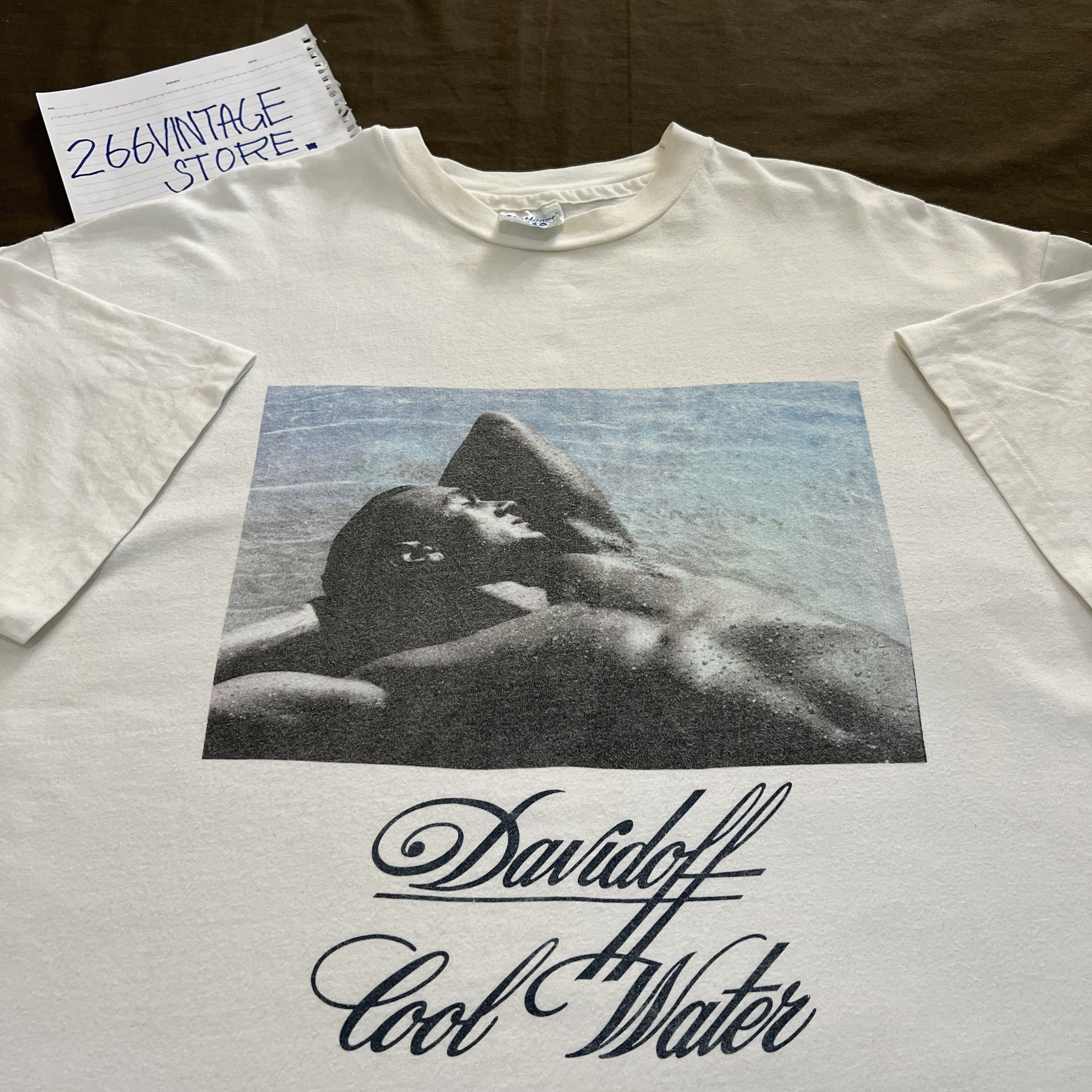 90s Davidoff Cool Water Tee + Elizabeth Taylor Herb Ritts M