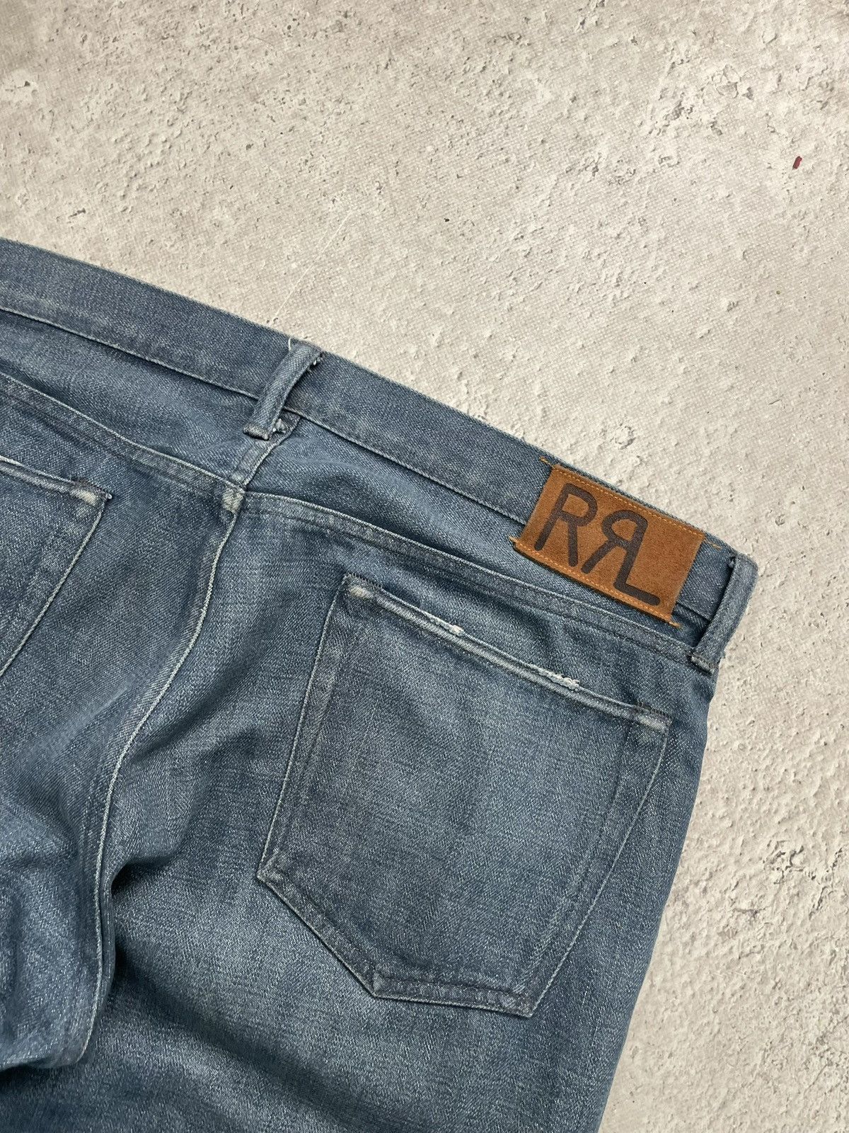 Polo Ralph Lauren Denim selvage Japan double Polo Ralph Lauren RRL jeans Size US 36 / EU 52 - 13 Thumbnail