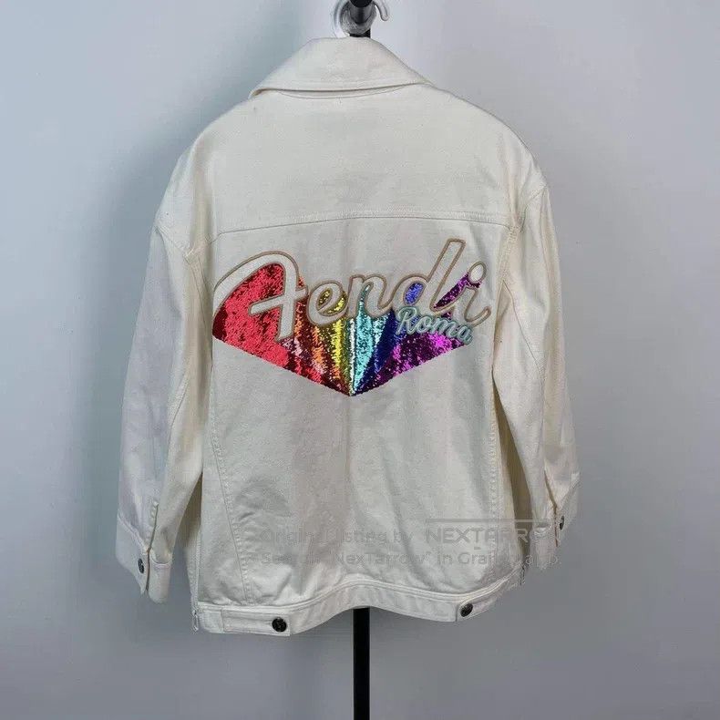 Fendi Fendi White Jacket Size XS / US 0-2 / IT 36-38 - 2 Thumbnail