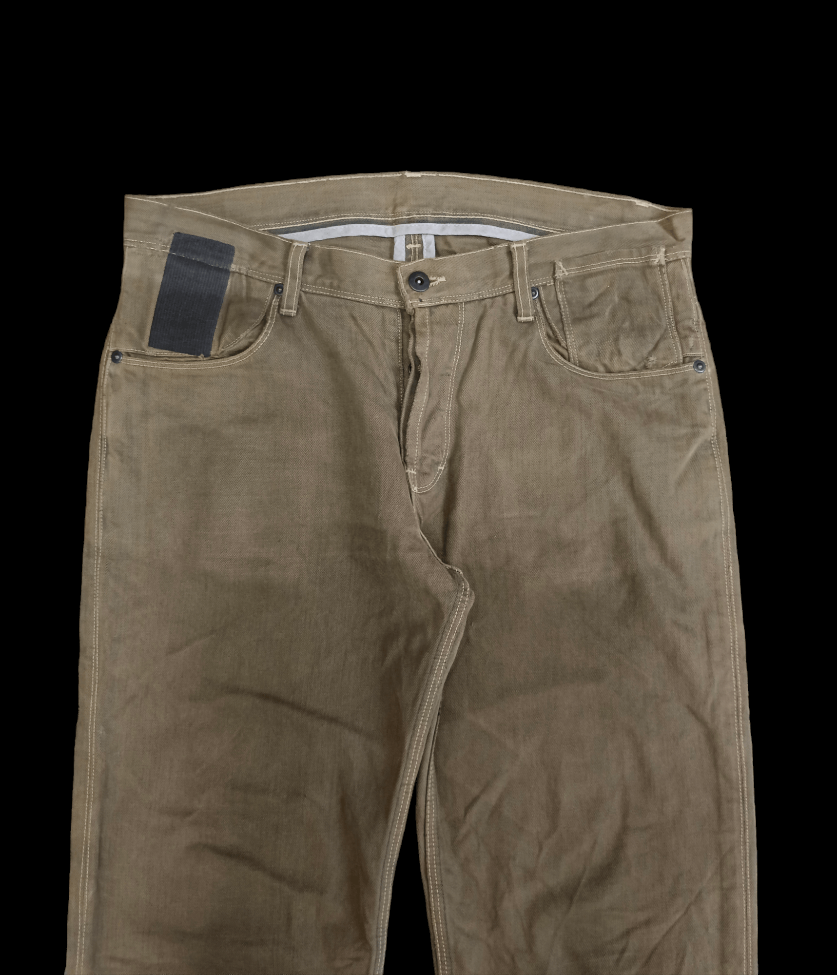 Rick Owens × Rick Owens Drkshdw SICK RICK OWENS SLAB DENIM PANTS Size US 32 / EU 48 - 3 Thumbnail