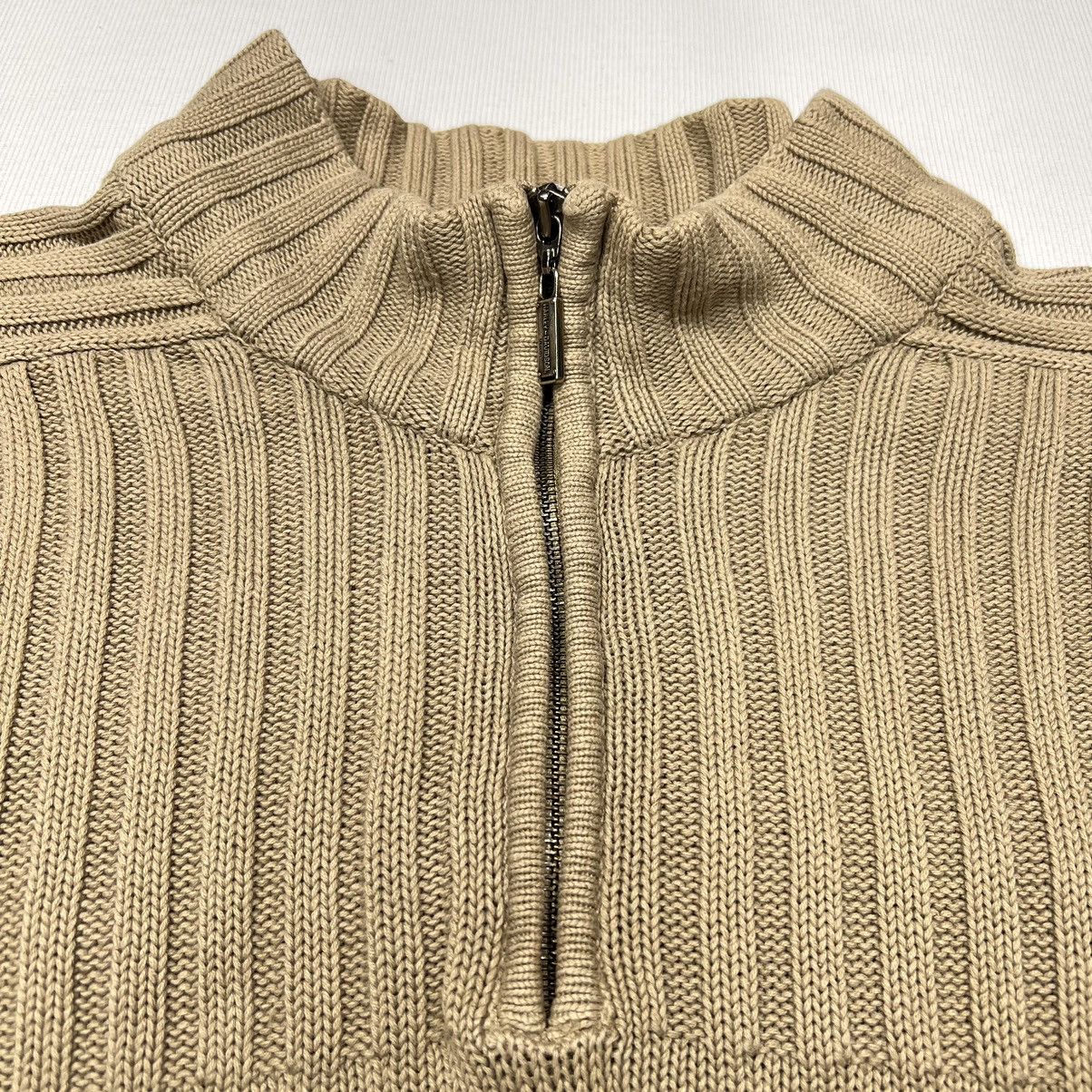 Harley Davidson × Vintage Harley Davidson Sweater Brown 1/4 Zip Logo Embroidered Size US XL / EU 56 / 4 - 5 Thumbnail