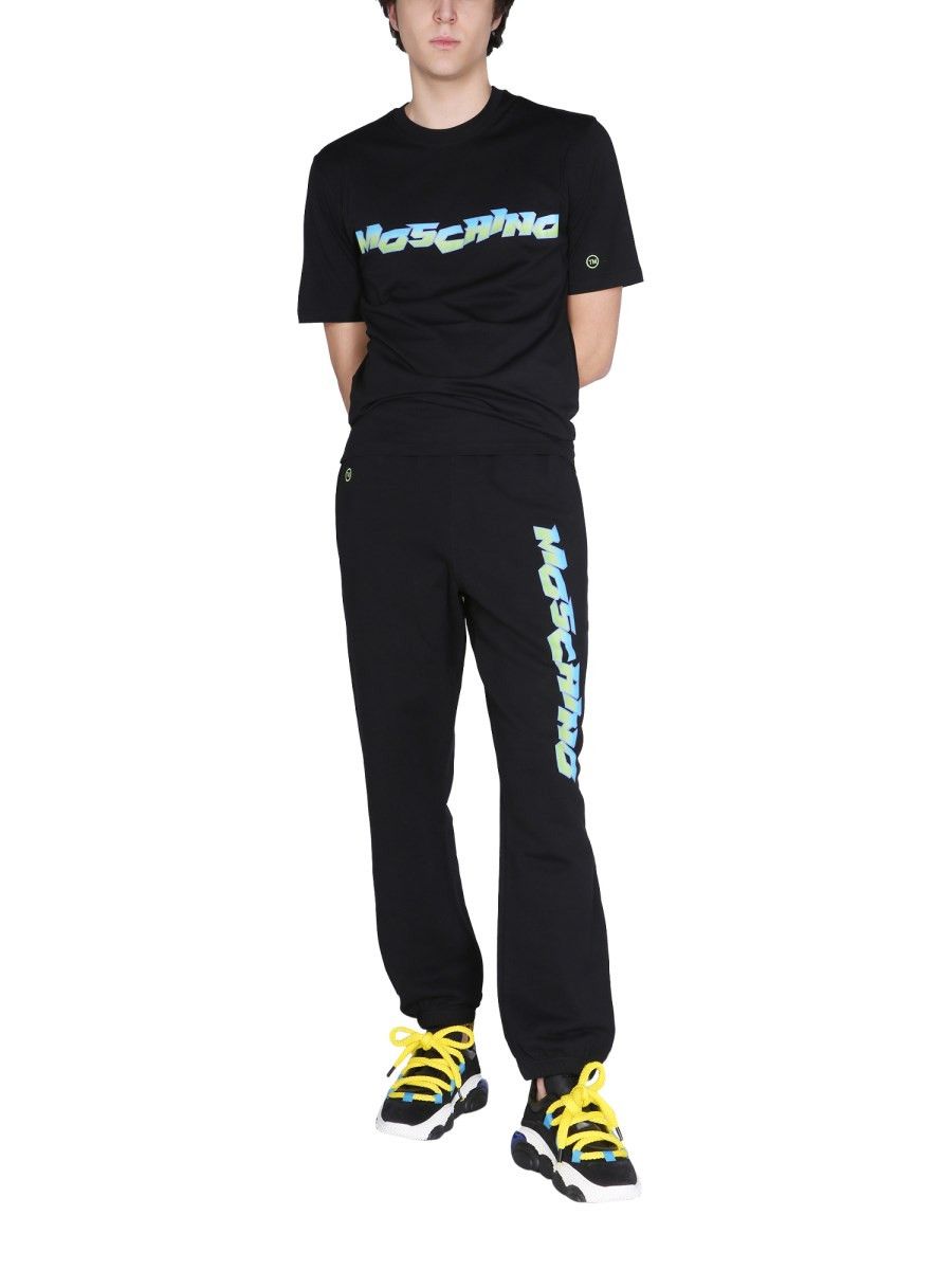 Moschino o1y0225 Logo T-Shirt in Black Size US S / EU 44-46 / 1 - 4 Thumbnail