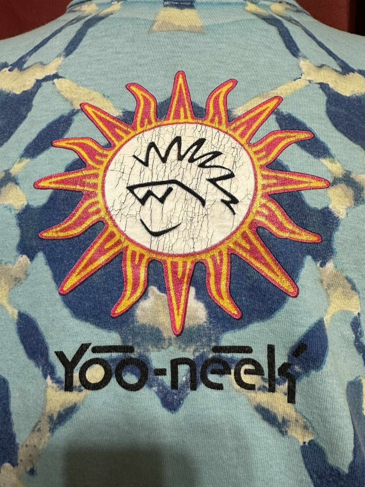 Vintage Vintage Yoo Neek Tie Dye Tshirt 90’s Fractal Size US XL / EU 56 / 4 - 3 Thumbnail