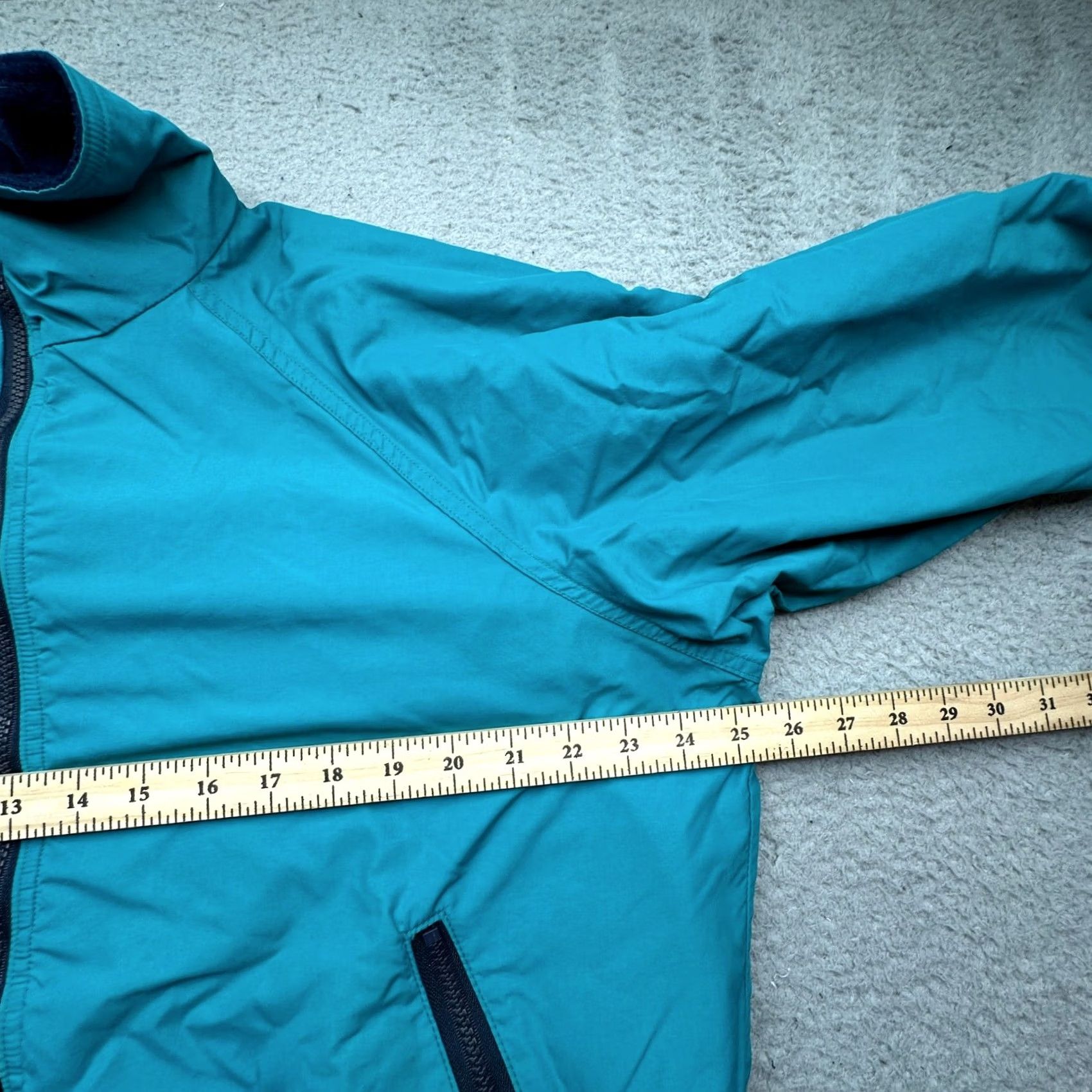 Vintage VINTAGE Woolrich Teton Bomber Jacket Fleece Lined Mens Large Emerald Blue 90s Size US L / EU 52-54 / 3 - 4 Thumbnail