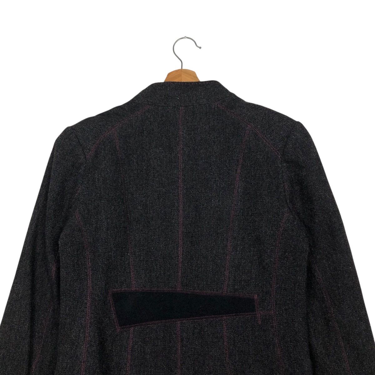 Hiroko Koshino Homme × Japanese Brand 📌Vintage Cropped Jacket Runway Hiroko Koshino Issey Miyake Size M / US 6-8 / IT 42-44 - 10 Thumbnail