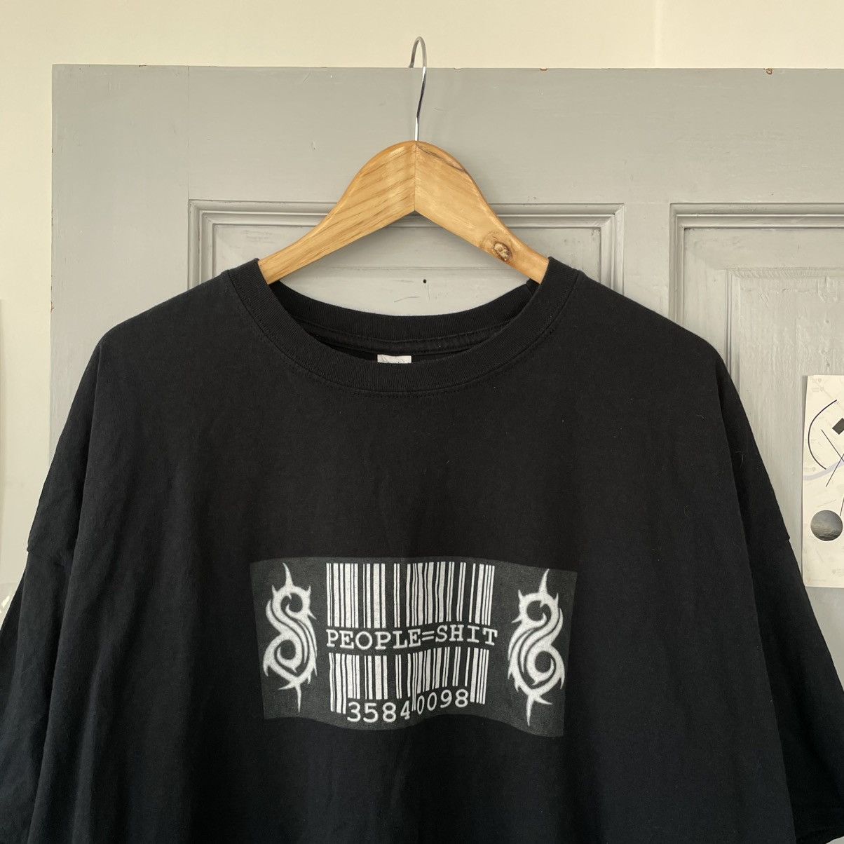 Slipknot × Vintage Vintage 00’s Slipknot People=shit Rock T-shirt Size US XXL / EU 58 / 5 - 5 Thumbnail