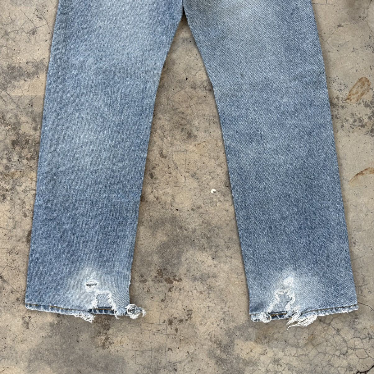 Uniqlo Vintage JAPAN S001 faded jeans pants Size US 29 - 9 Thumbnail