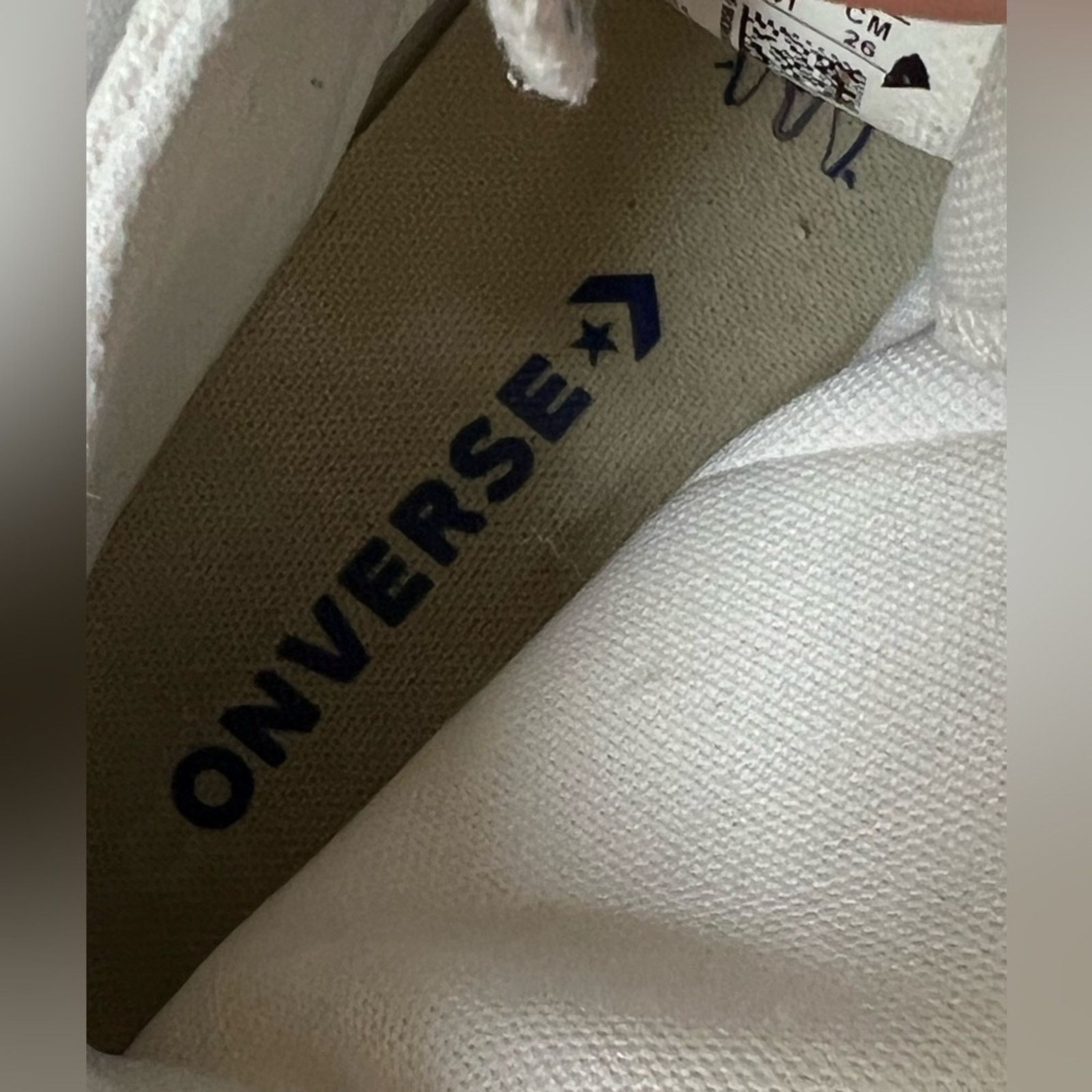 Converse Converse Unisex CT All Star Hi M7650 White Shoes M7.5 W9.5 Size US 9.5 / IT 39.5 - 10 Thumbnail