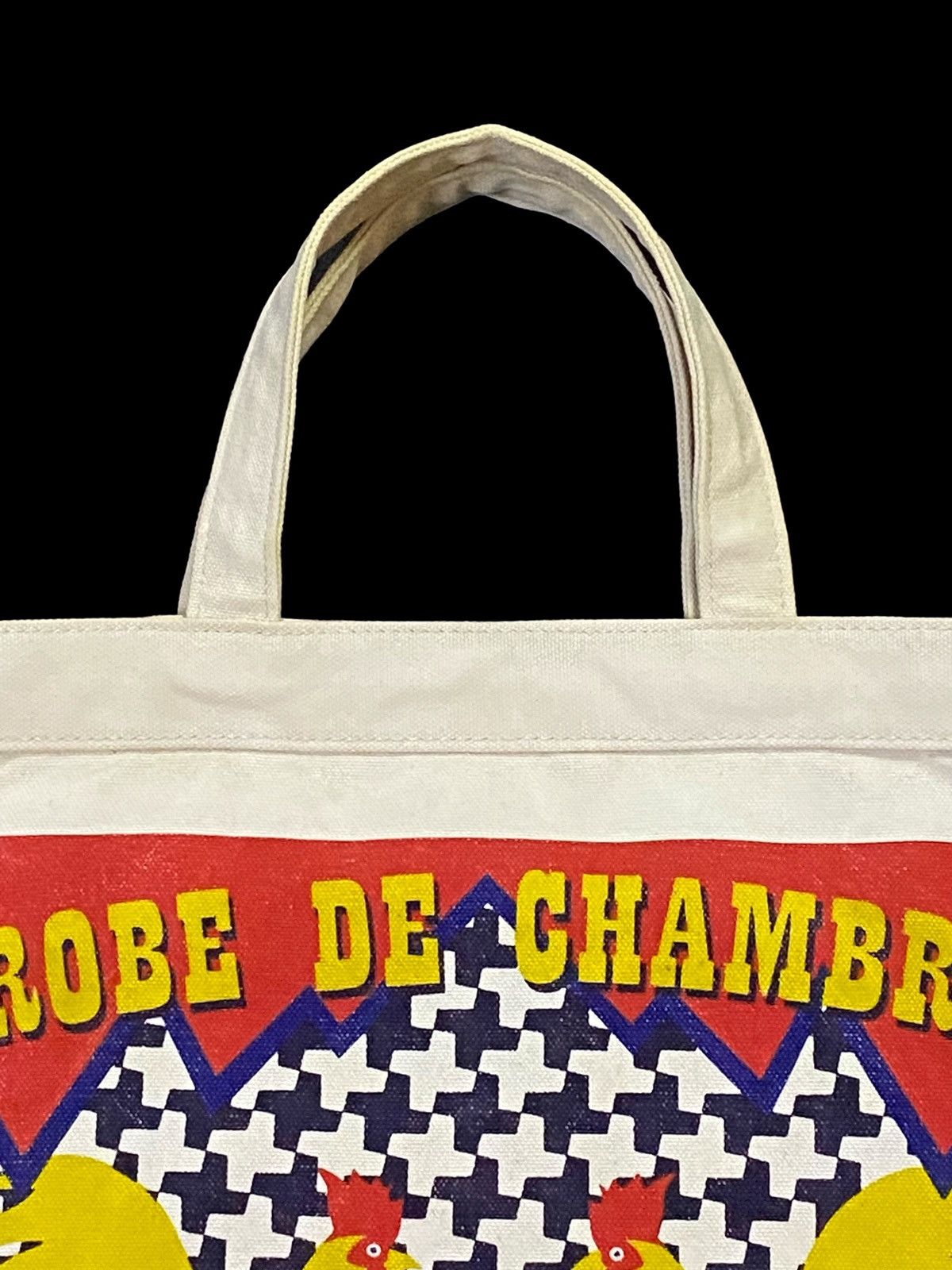 Comme des Garcons Rare‼️Robe De Chambre Comme Des Garçons Canvas Tote Bag Size ONE SIZE - 12 Thumbnail