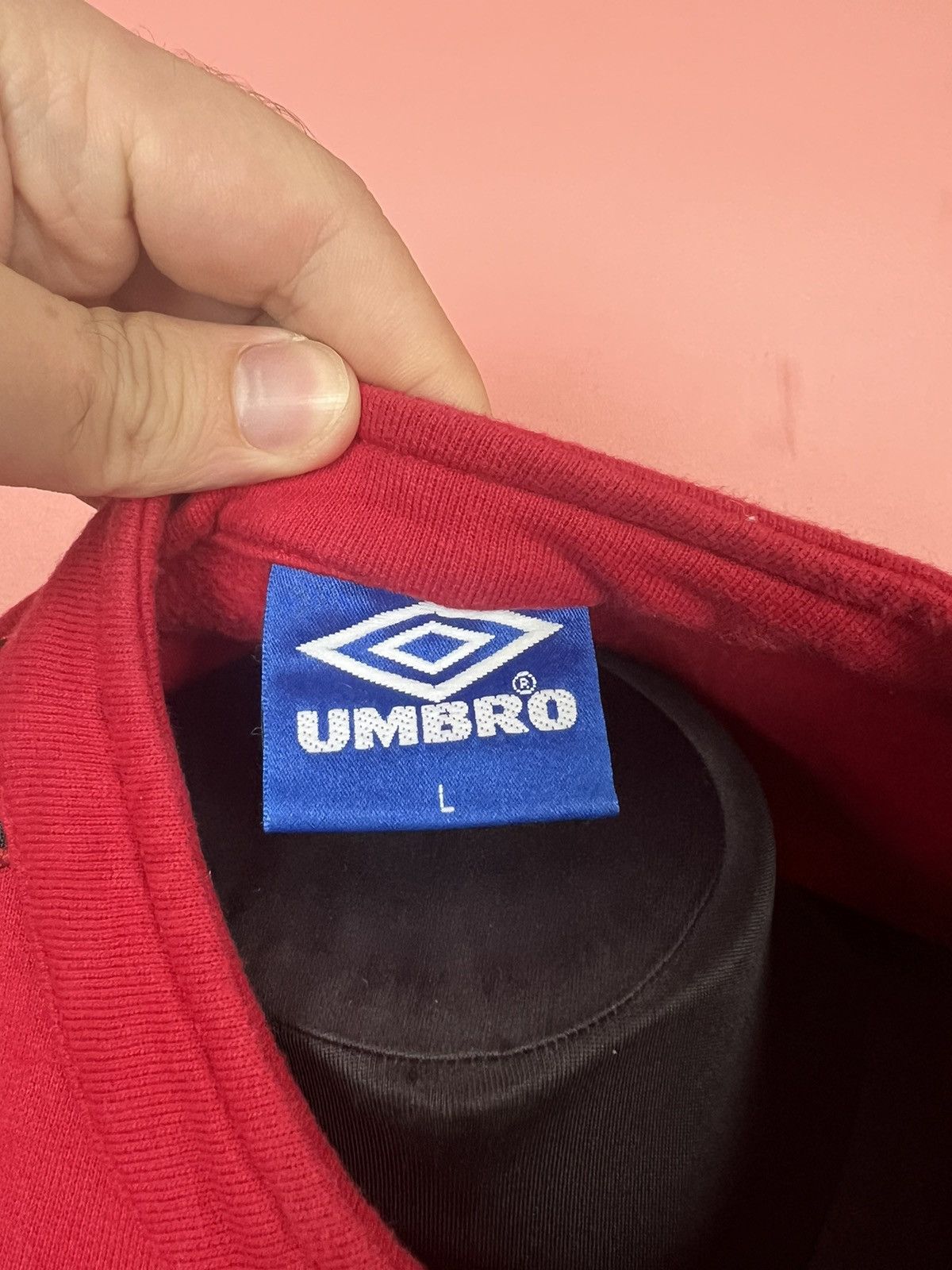 Umbro Umbro pro training sports shirt rare 1990 streetwear Size US L / EU 52-54 / 3 - 8 Thumbnail