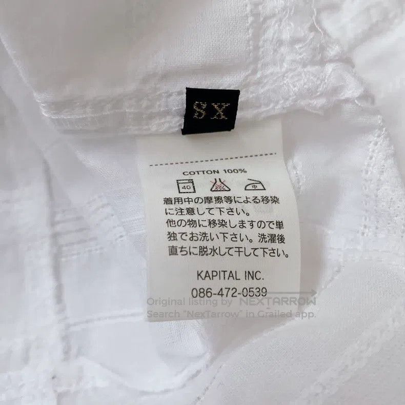 Kapital Kapital Bow lace pullover cotton shirt Size US XS / EU 42 / 0 - 9 Thumbnail
