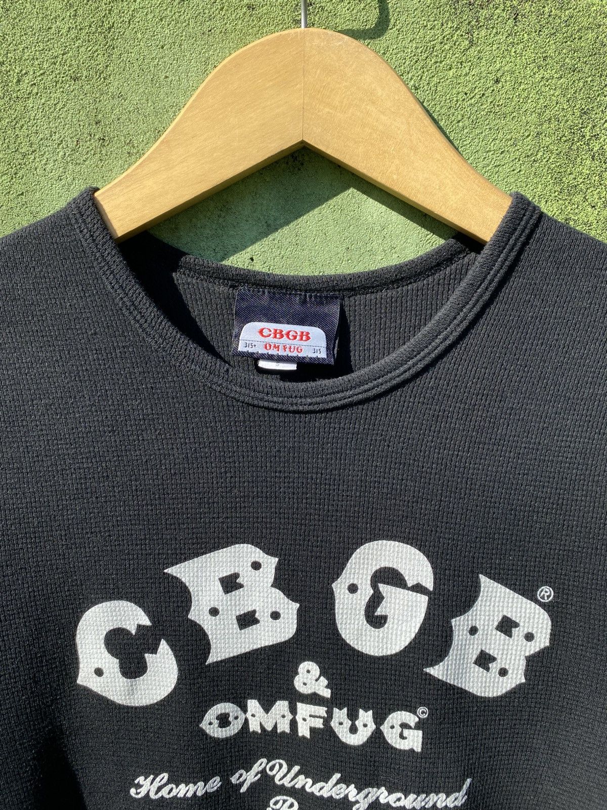 Band Tees Vintage CBGB & OMFUG Waffle Knit Tee Underground Rock Icon Size US S / EU 44-46 / 1 - 2 Thumbnail