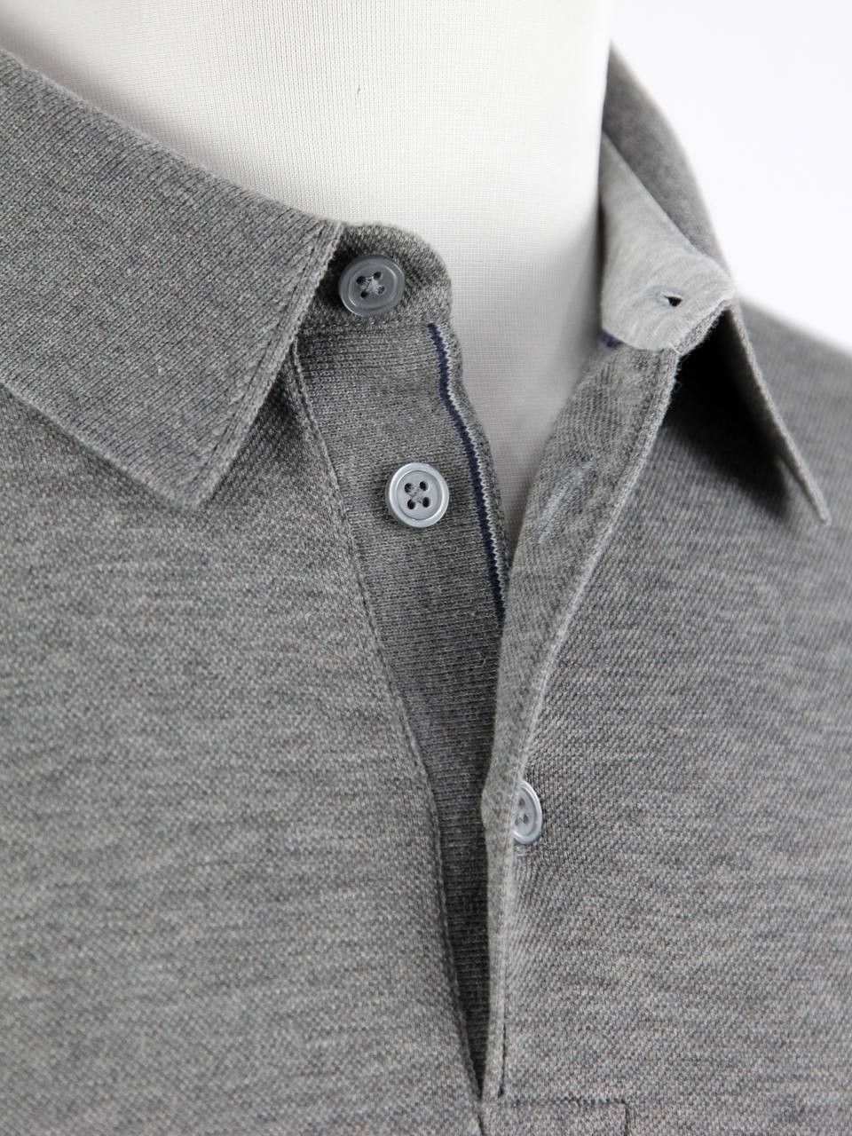 Hackett HACKETT LONDON Long sleeve polo with logo Size US L / EU 52-54 / 3 - 6 Thumbnail
