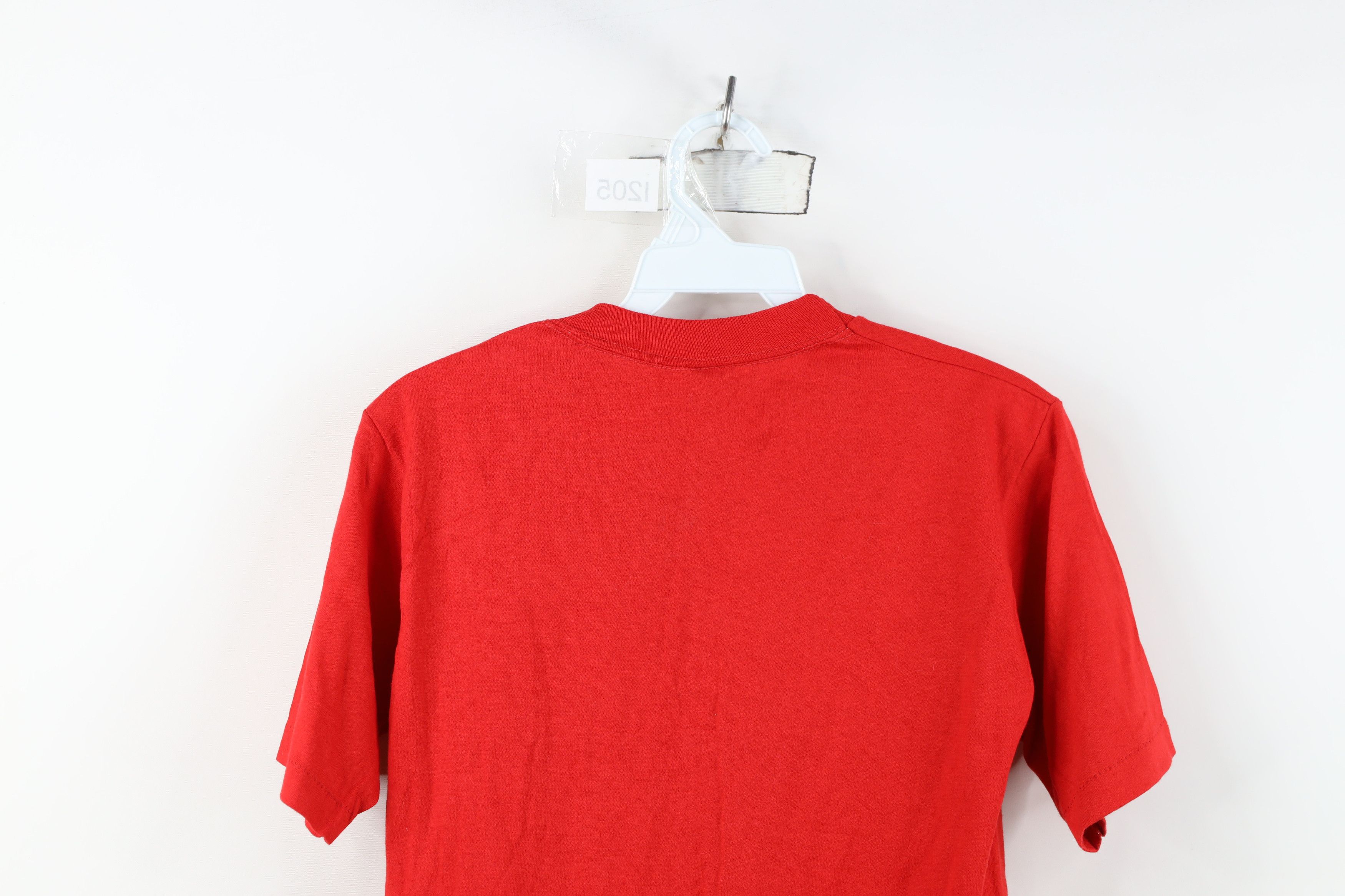 Vintage Vintage 70s 80s Players YMCA Short Sleeve T-Shirt Red USA Size US S / EU 44-46 / 1 - 11 Thumbnail