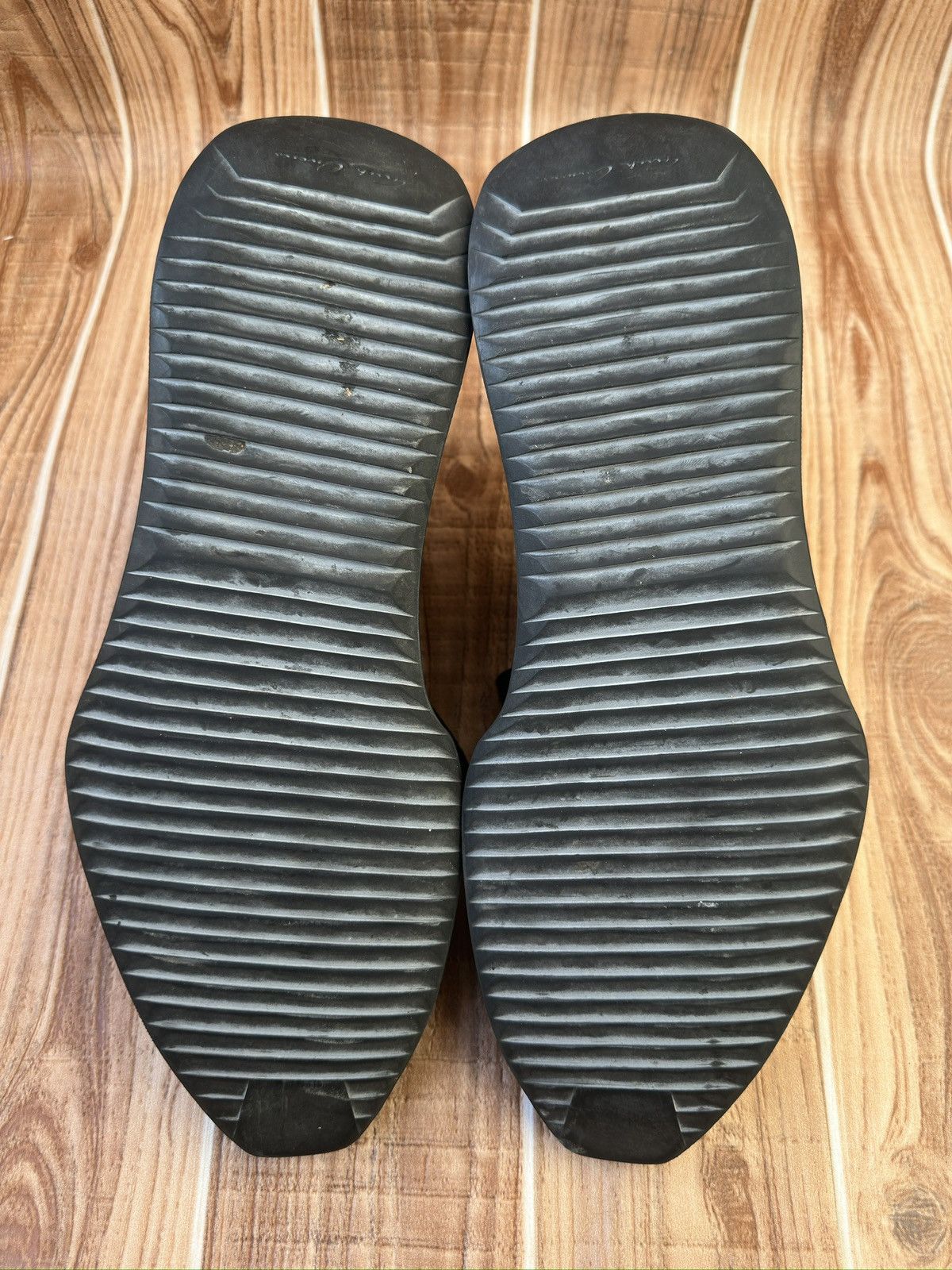 Rick Owens Rick Owens Ss19 Vintage Runner Black Low top Sneaks Size US 10 / EU 43 - 14 Thumbnail