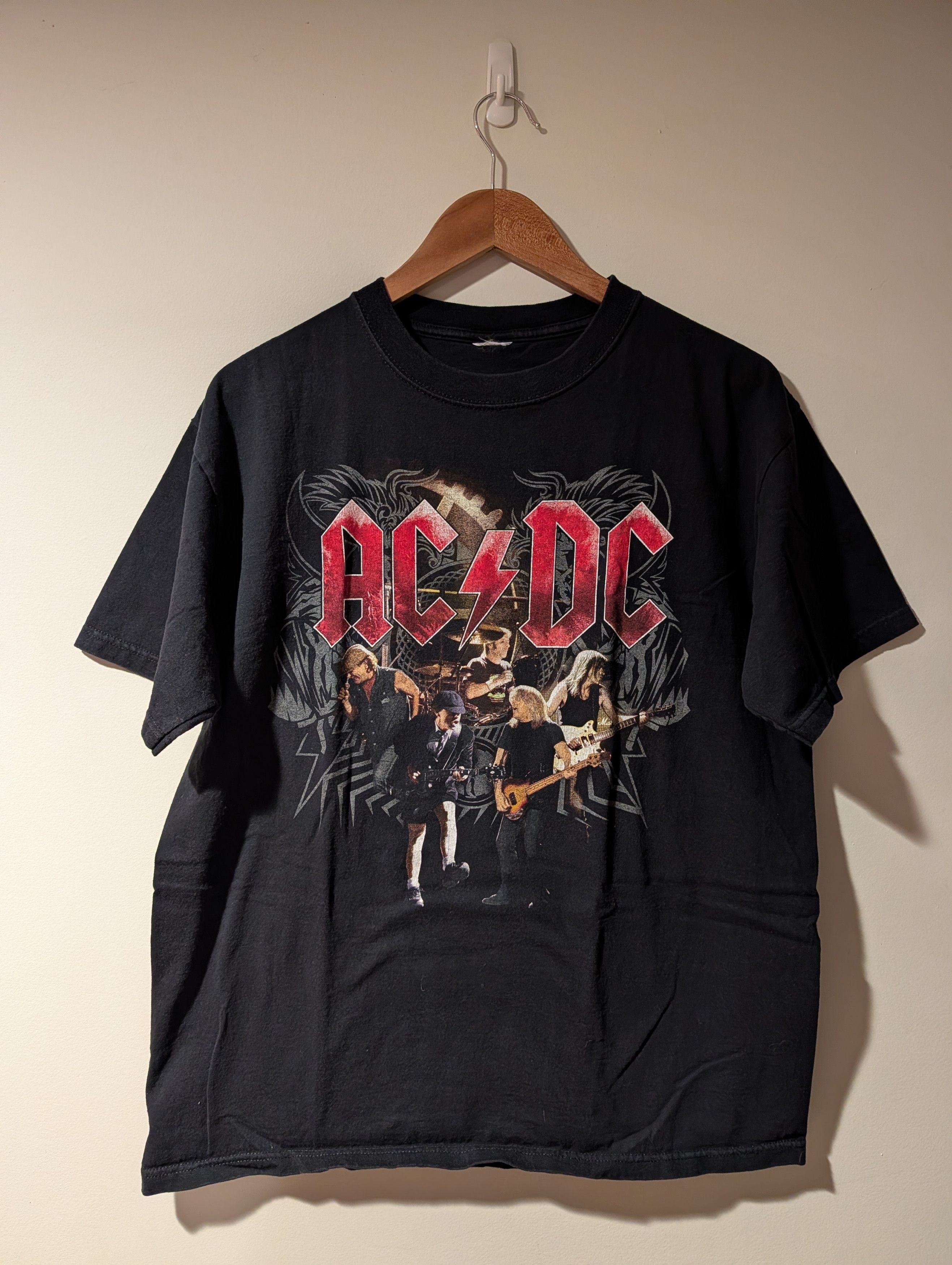AC/DC ACDC Black Ice Tour 2008 2009 Concert T Shirt Rock Music Size US L / EU 52-54 / 3 - 1 Thumbnail