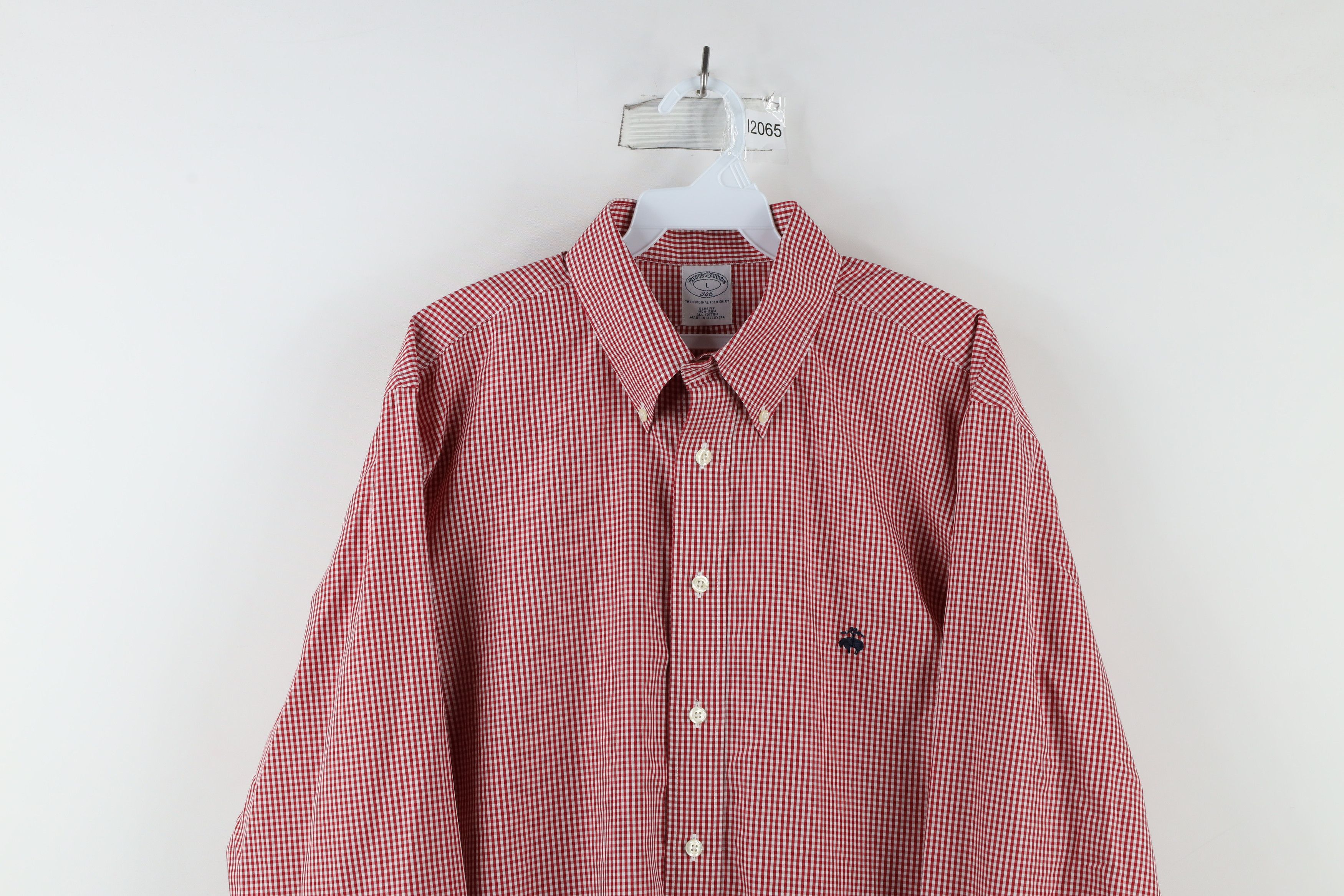 Brooks Brothers × Vintage Brooks Brothers Non Iron Collared Cotton Button Down Shirt Size US L / EU 52-54 / 3 - 2 Thumbnail