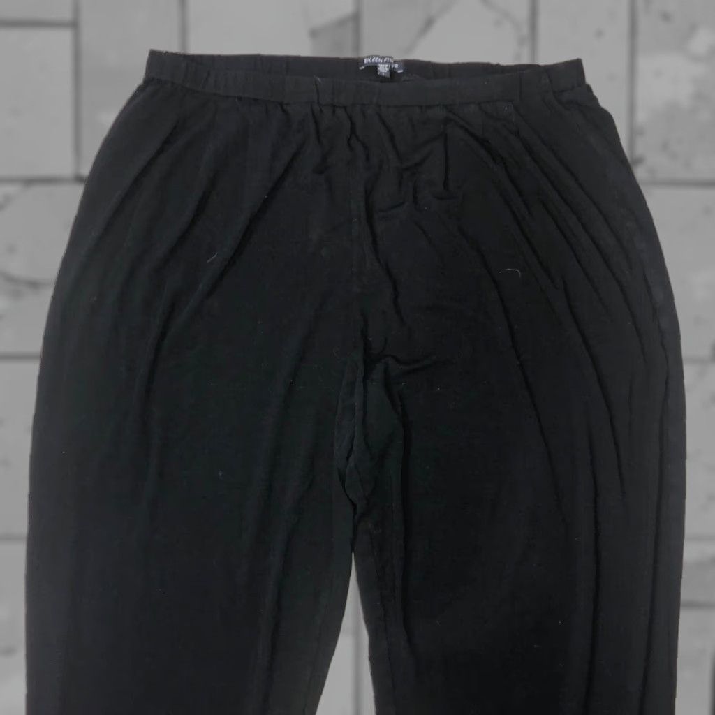 Eileen Fisher Eileen Fisher Womens Black STRETCHY Casual Slacks Pants Size L Size 36" / US 14 / IT 50 - 1 Thumbnail