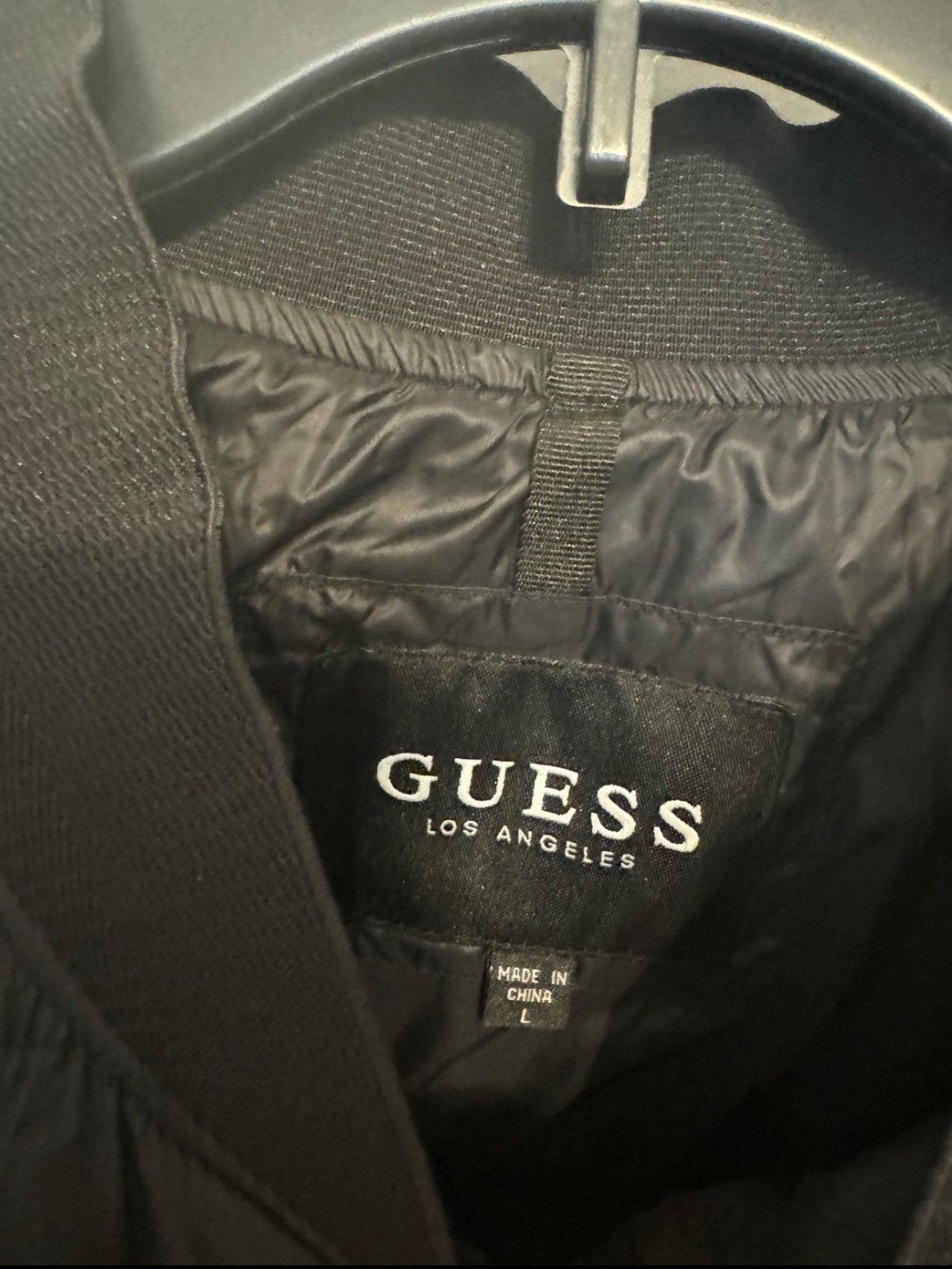 Guess GUESS Men's Long Sleeve Elastic Cuffs Bomber Large Size US L / EU 52-54 / 3 - 6 Thumbnail