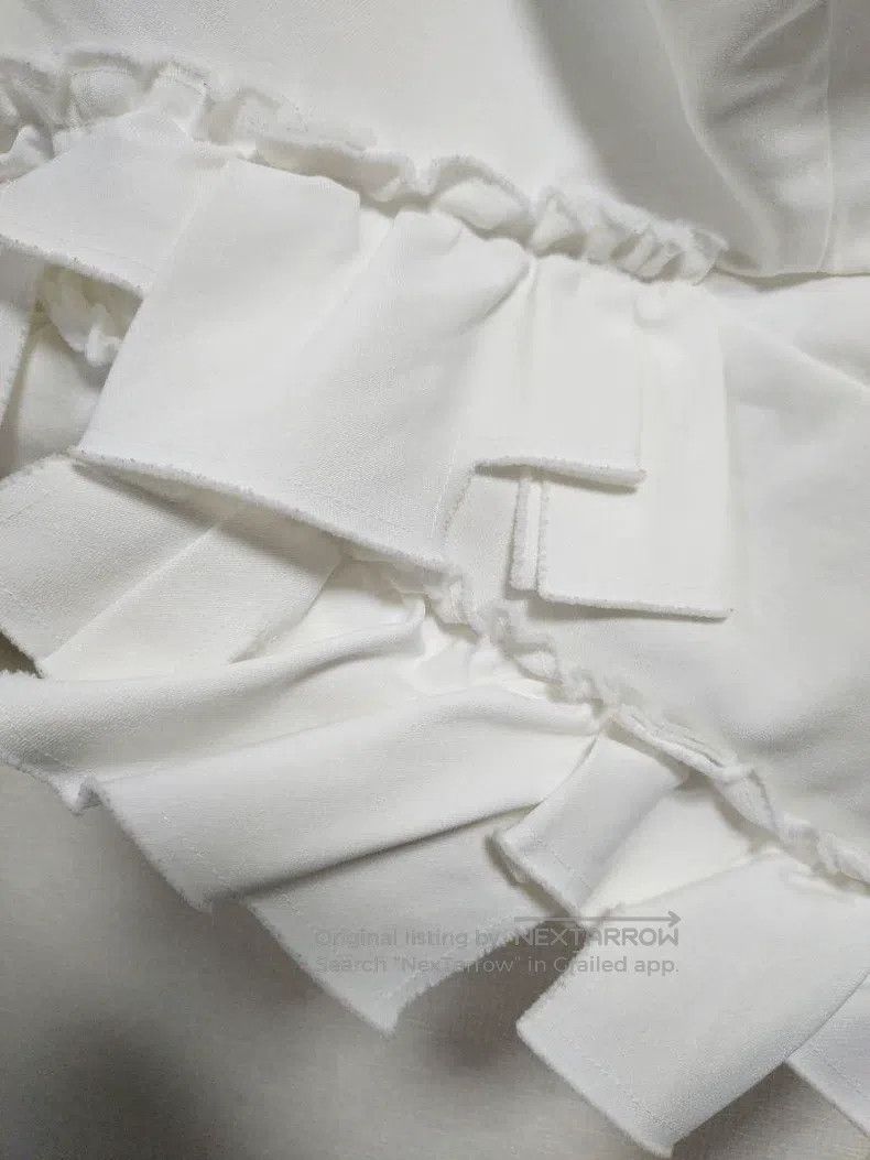 Comme des Garcons Comme Des Garcons White vintage lace design sense top Size XS / US 0-2 / IT 36-38 - 5 Thumbnail
