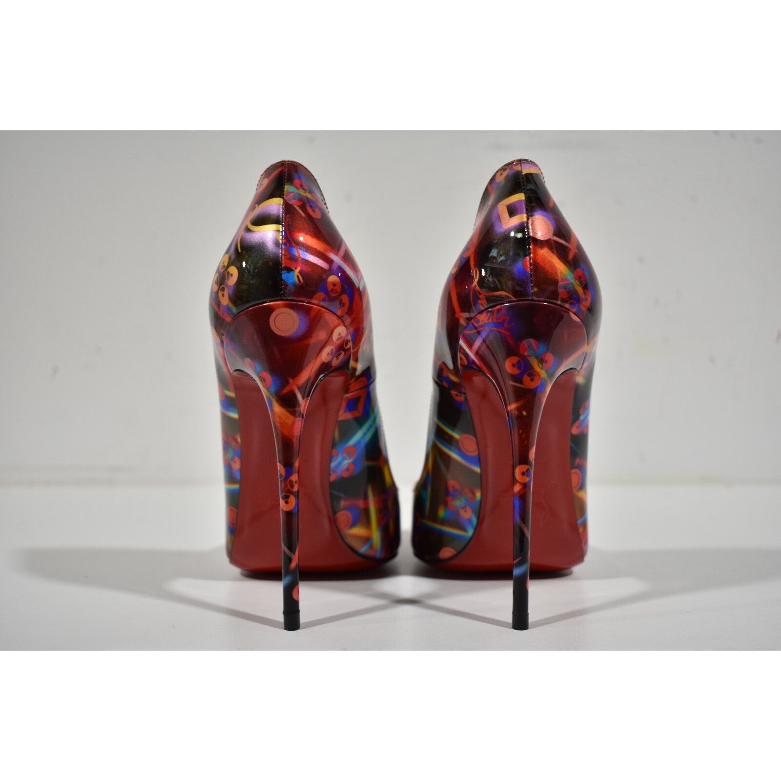 Christian Louboutin So Kate 120 Patent Discolaser Red Stiletto Heel Pump 37 Size US 7 / IT 37 - 11 Thumbnail