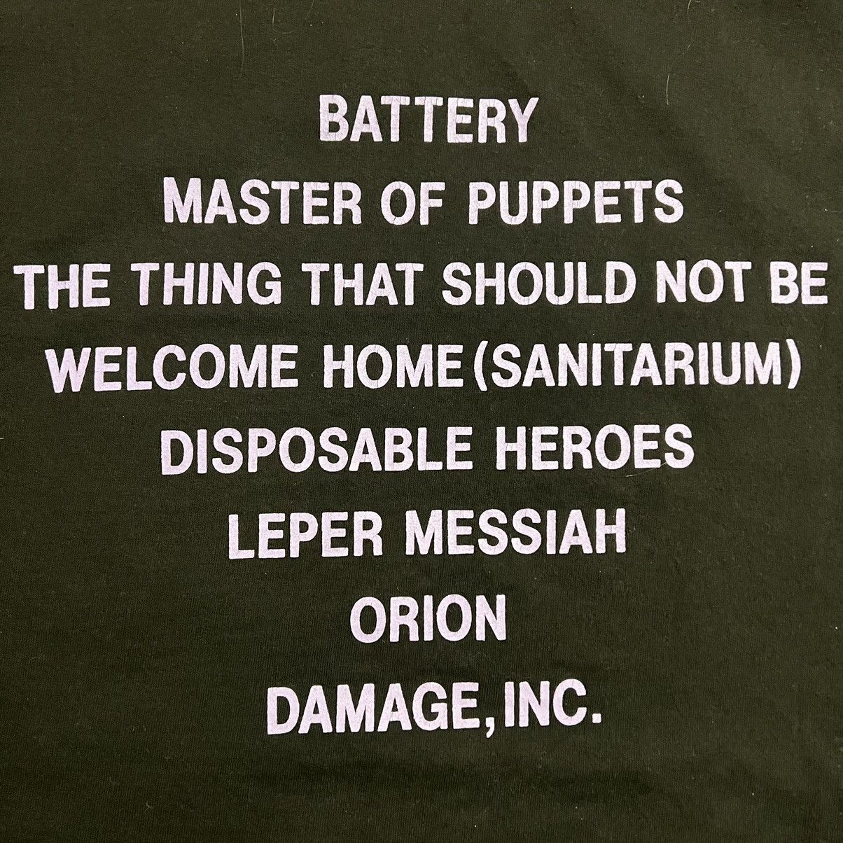 Metallica × Vintage Vintage Metallica Master Of Puppets T-Shirt Size US XL / EU 56 / 4 - 11 Thumbnail