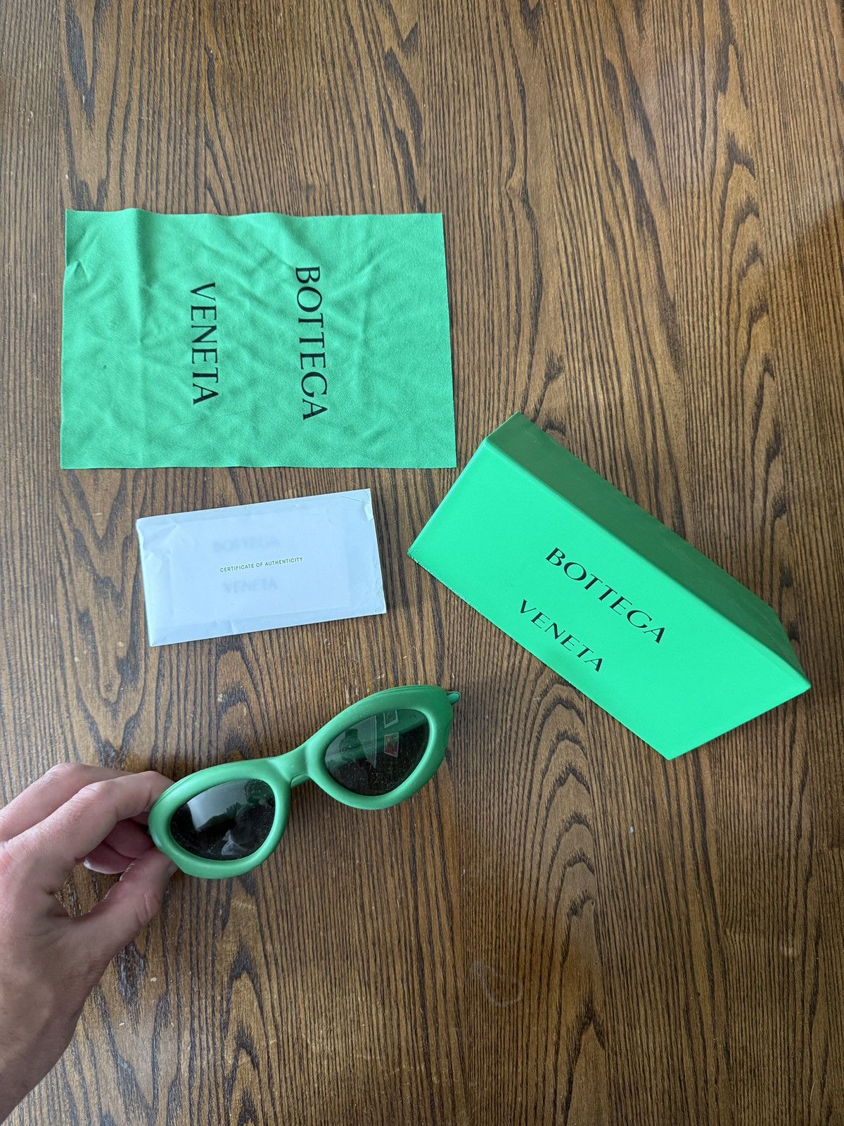 Bottega Veneta Oval Sunglasses