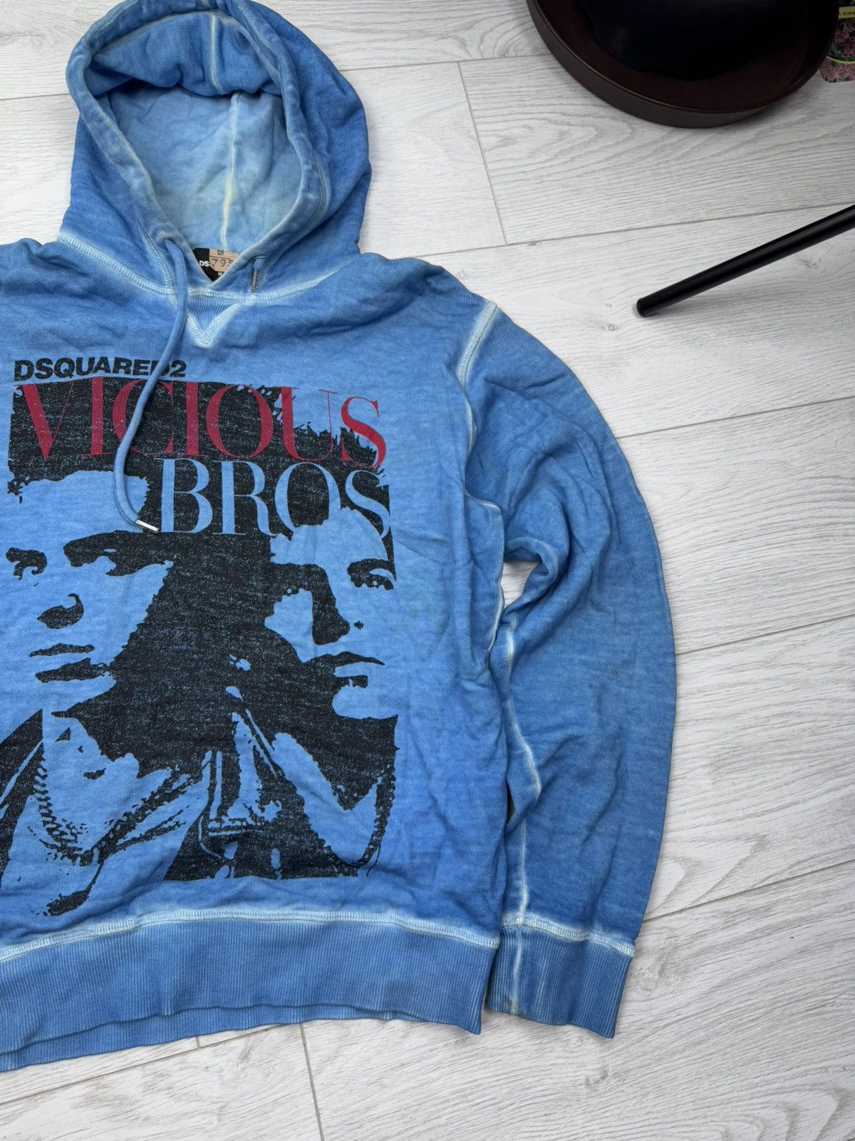 Dsquared2 Distressed D2 GOTH FOAM Hoodie Size US M / EU 48-50 / 2 - 3 Thumbnail